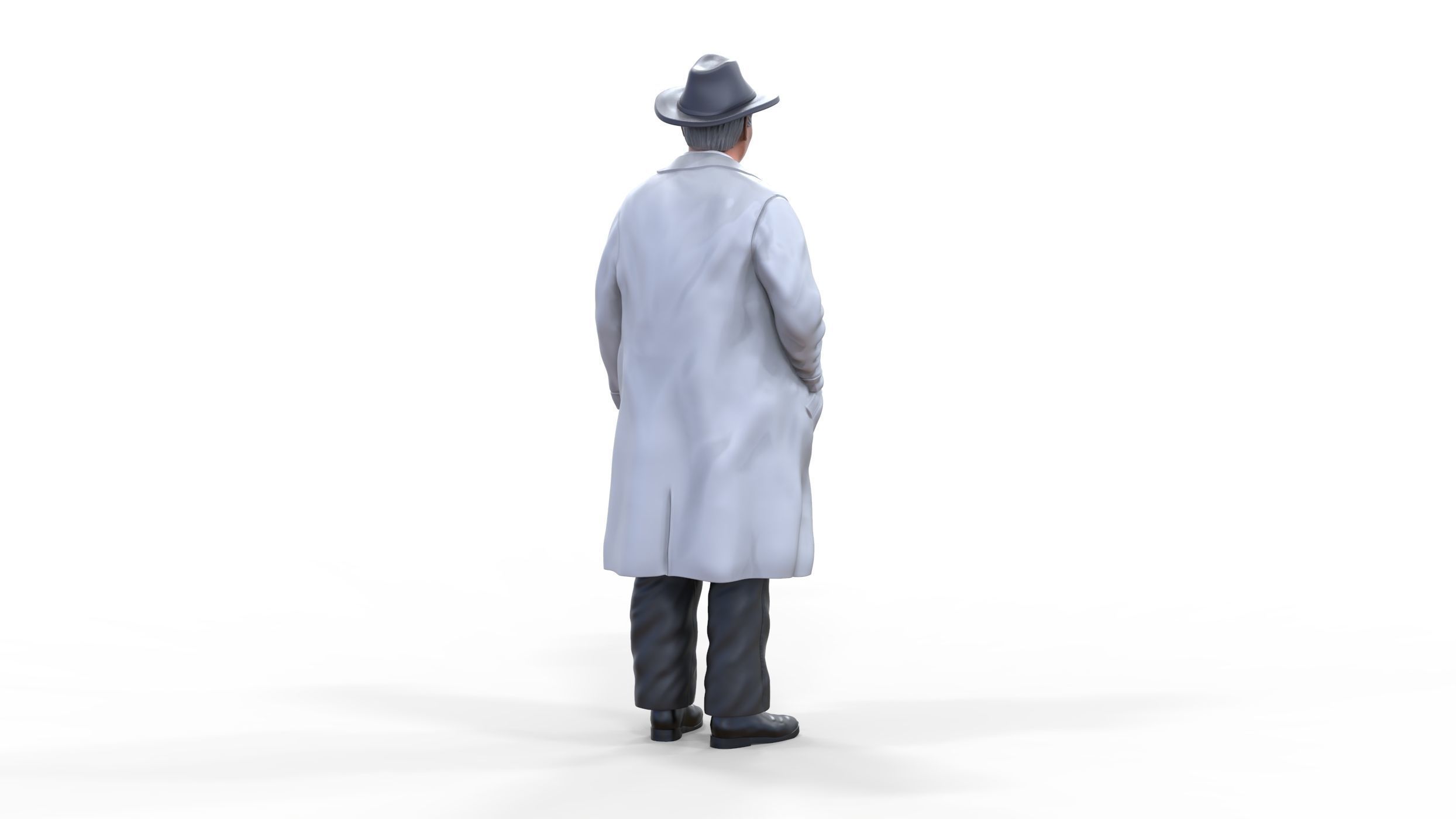 Enzo Ferrari Italian race car driver 3D print model_13