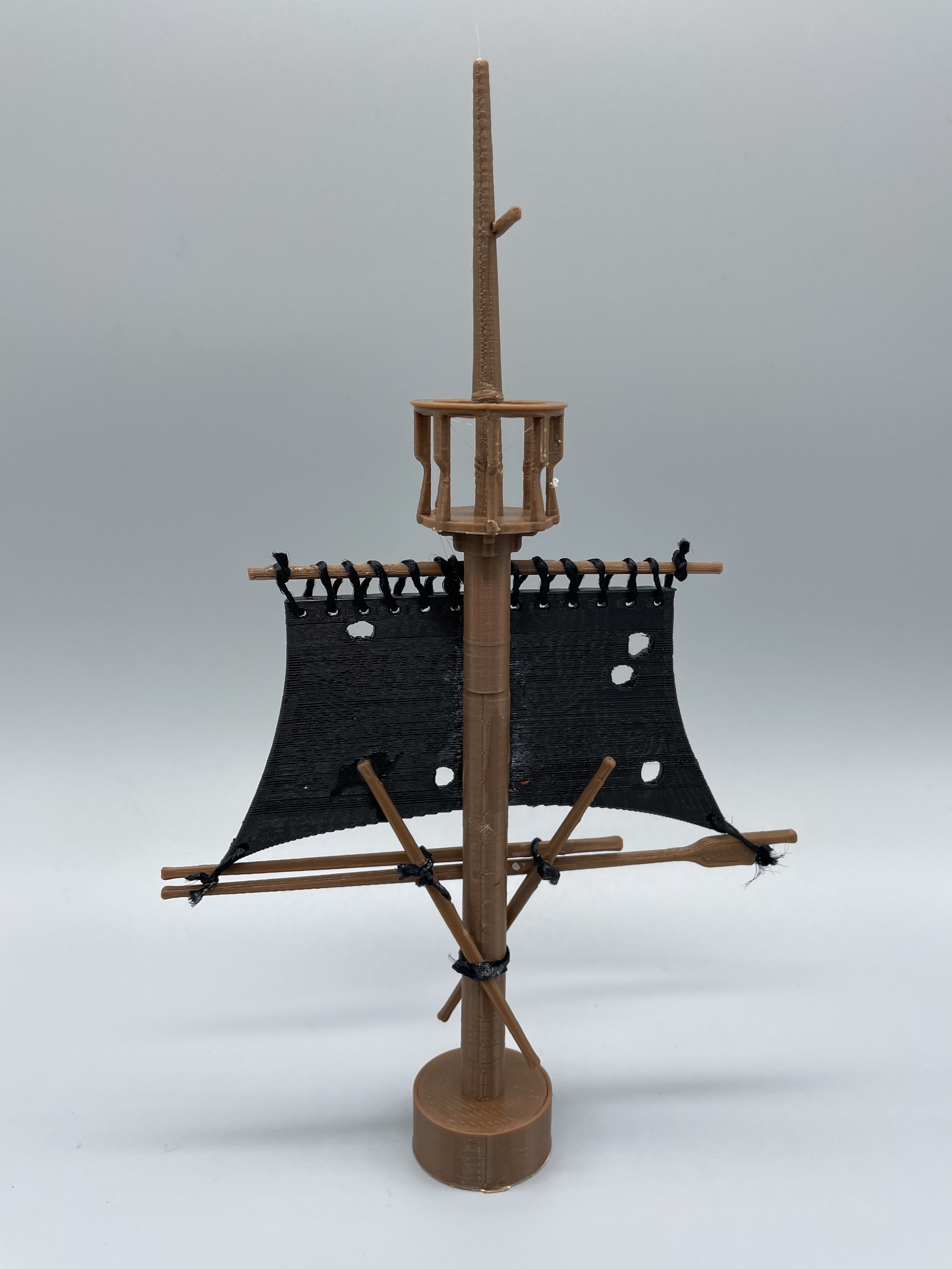 Swashbuckling Pirate of the Caribbean Flag - 3D Printable Magic 3D print model_4