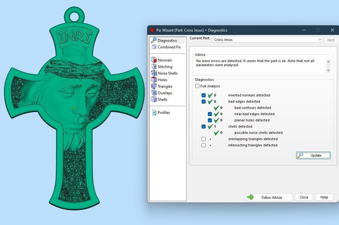 Cross Jesus 3D print model_4