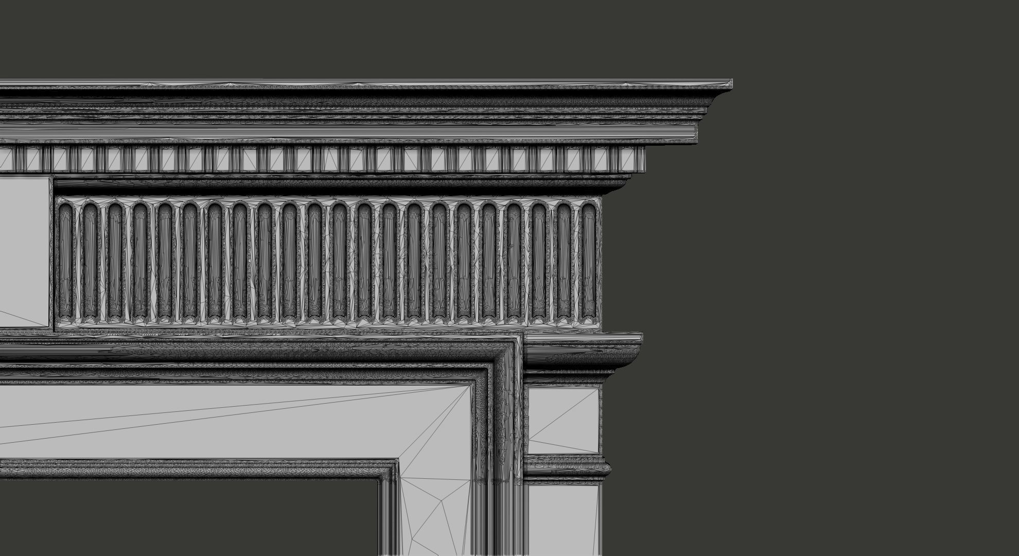 10 Fireplace mantel in Georgian Style 3D model_34