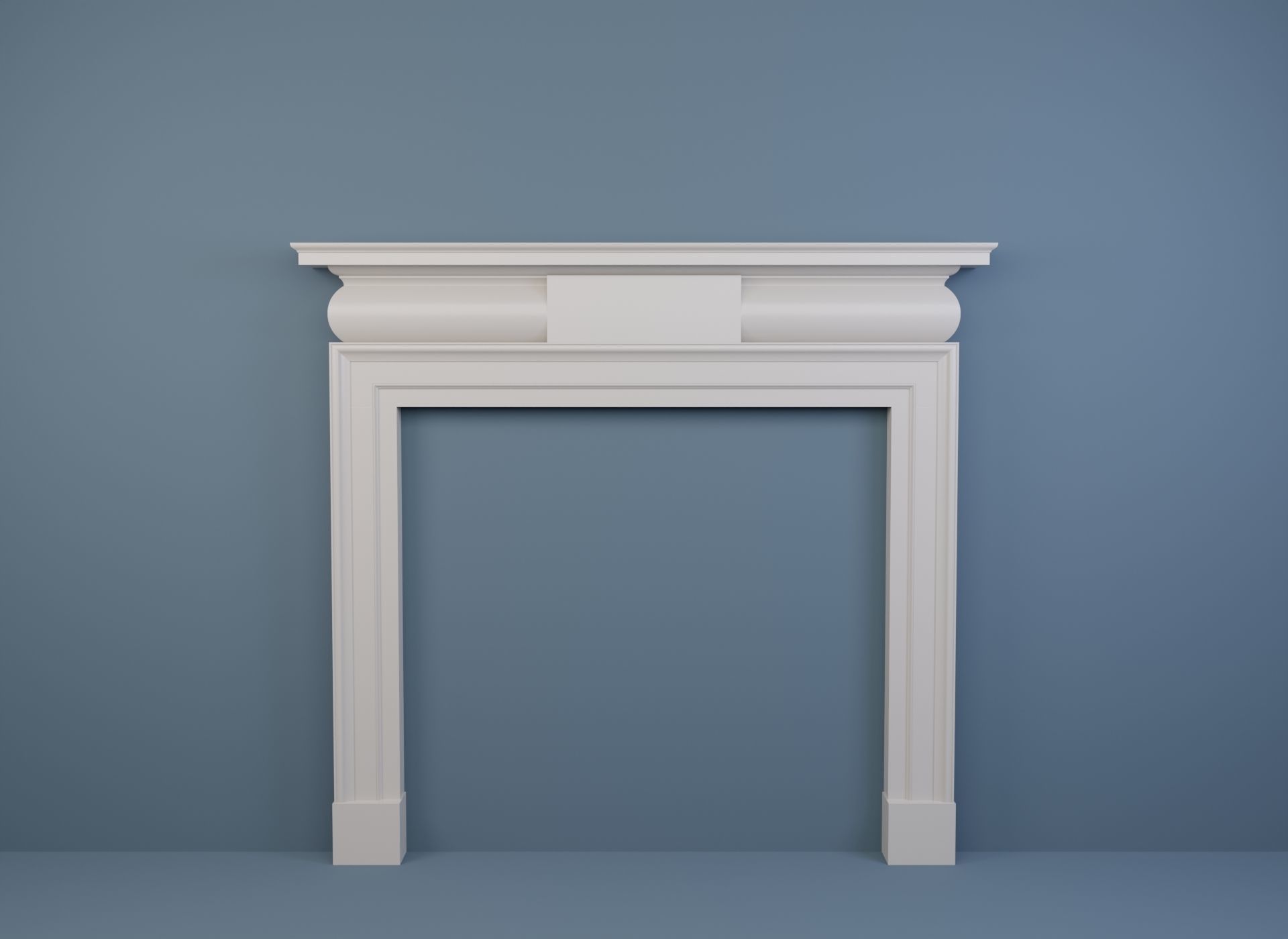 10 Fireplace mantel in Georgian Style 3D model_3