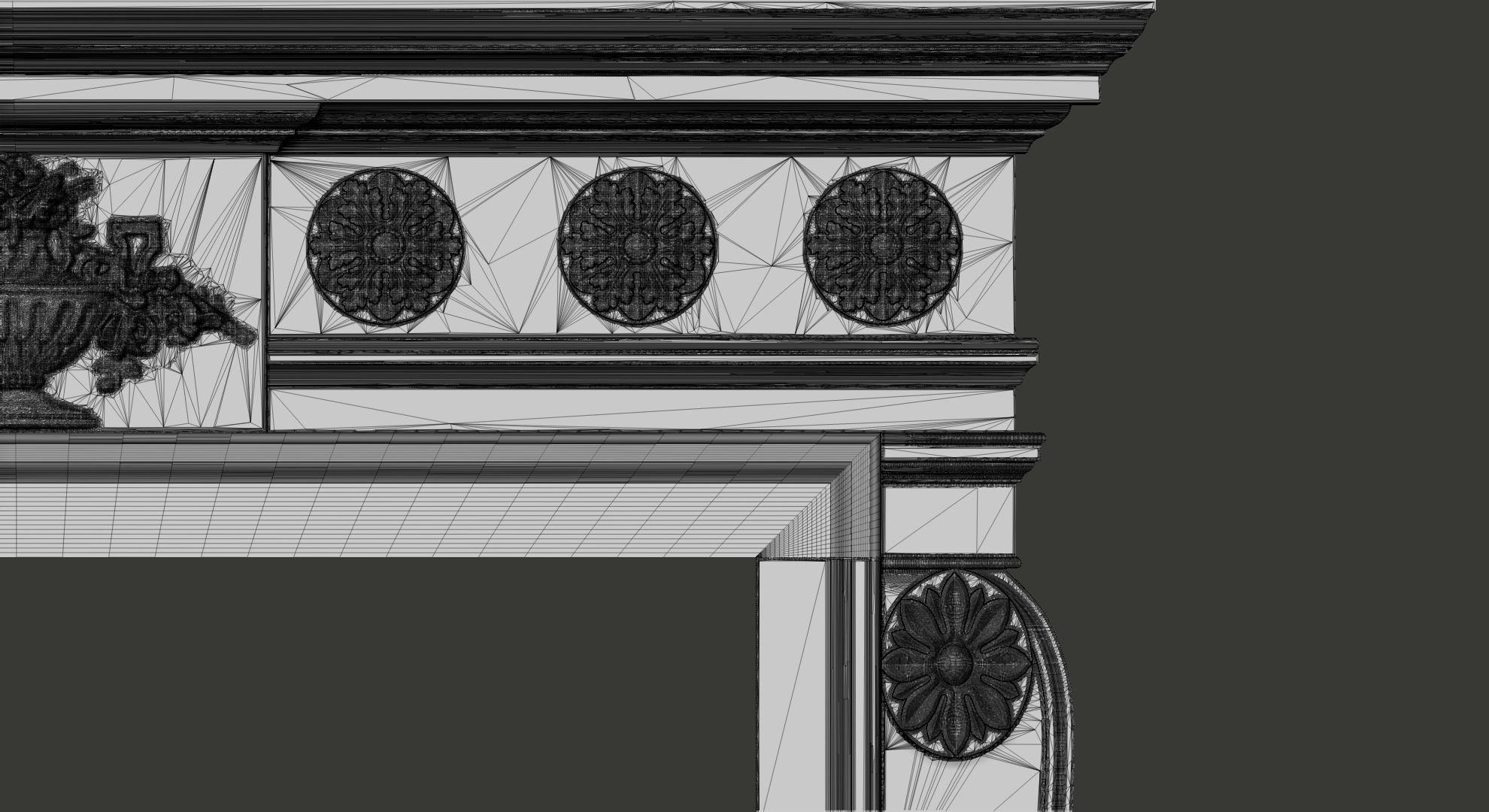 10 Fireplace mantel in Georgian Style 3D model_39