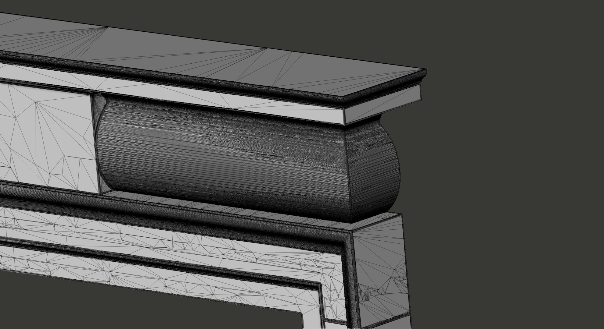 10 Fireplace mantel in Georgian Style 3D model_37