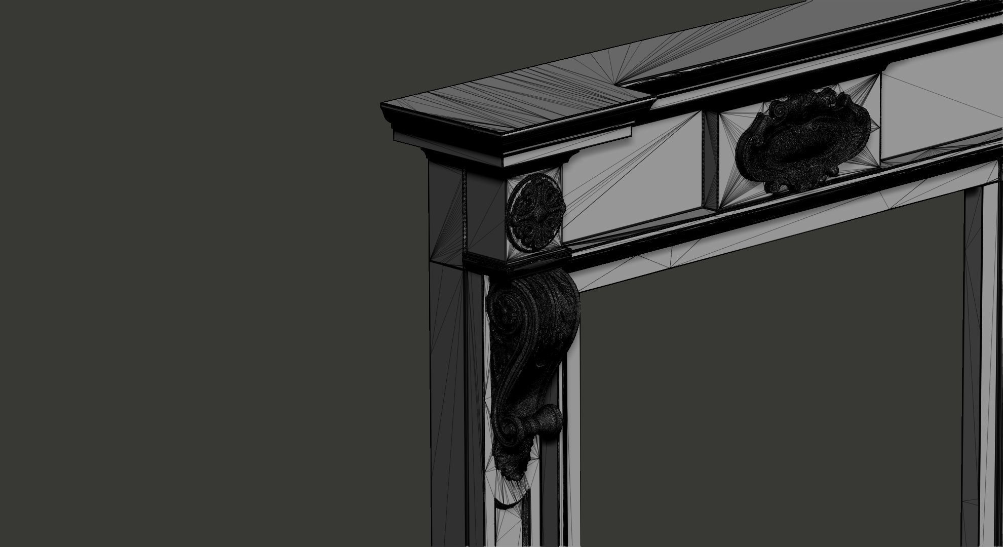 10 Fireplace mantel in Georgian Style 3D model_40