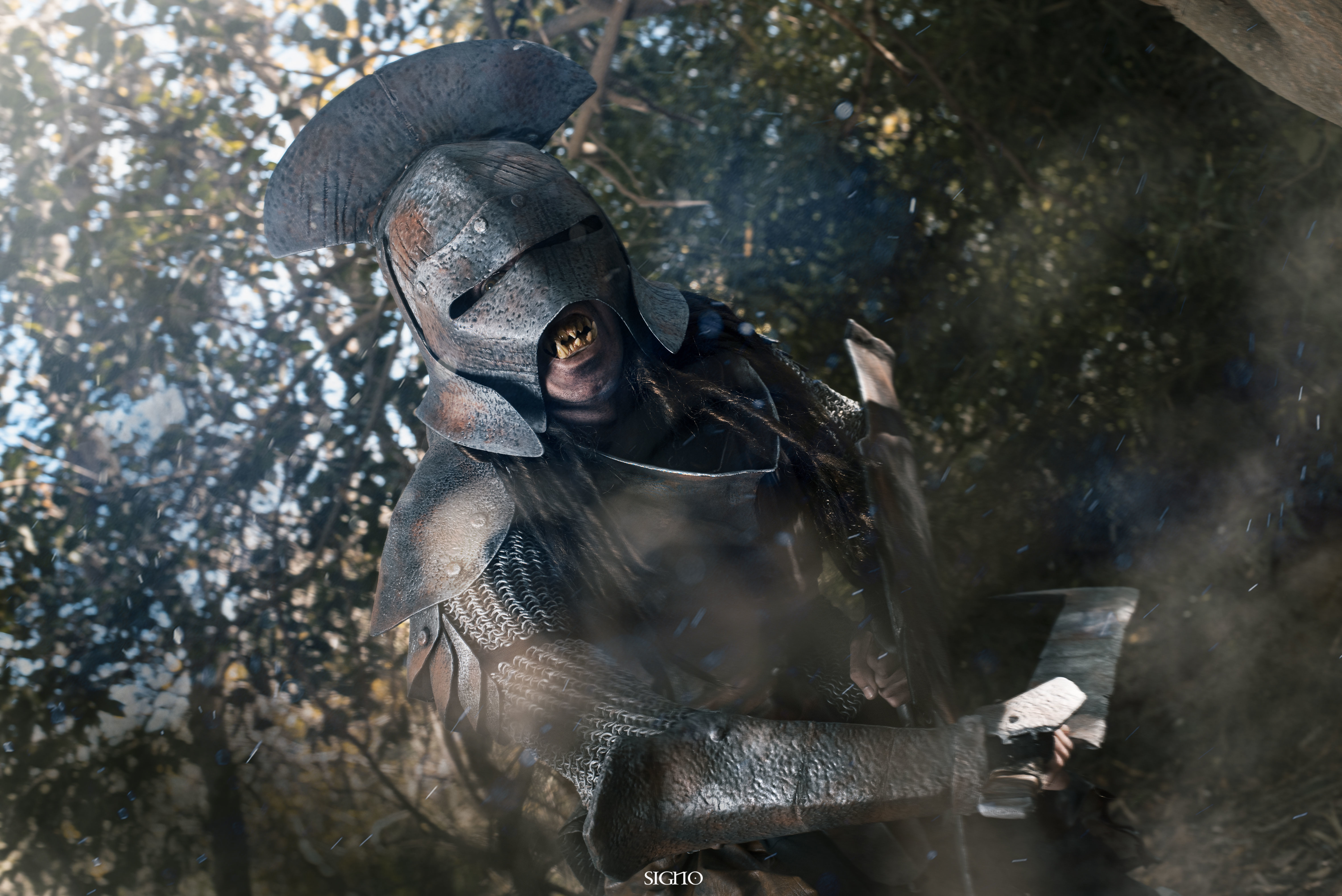 Uruk Hai Complete Set Wearable 3D Model Collection_10