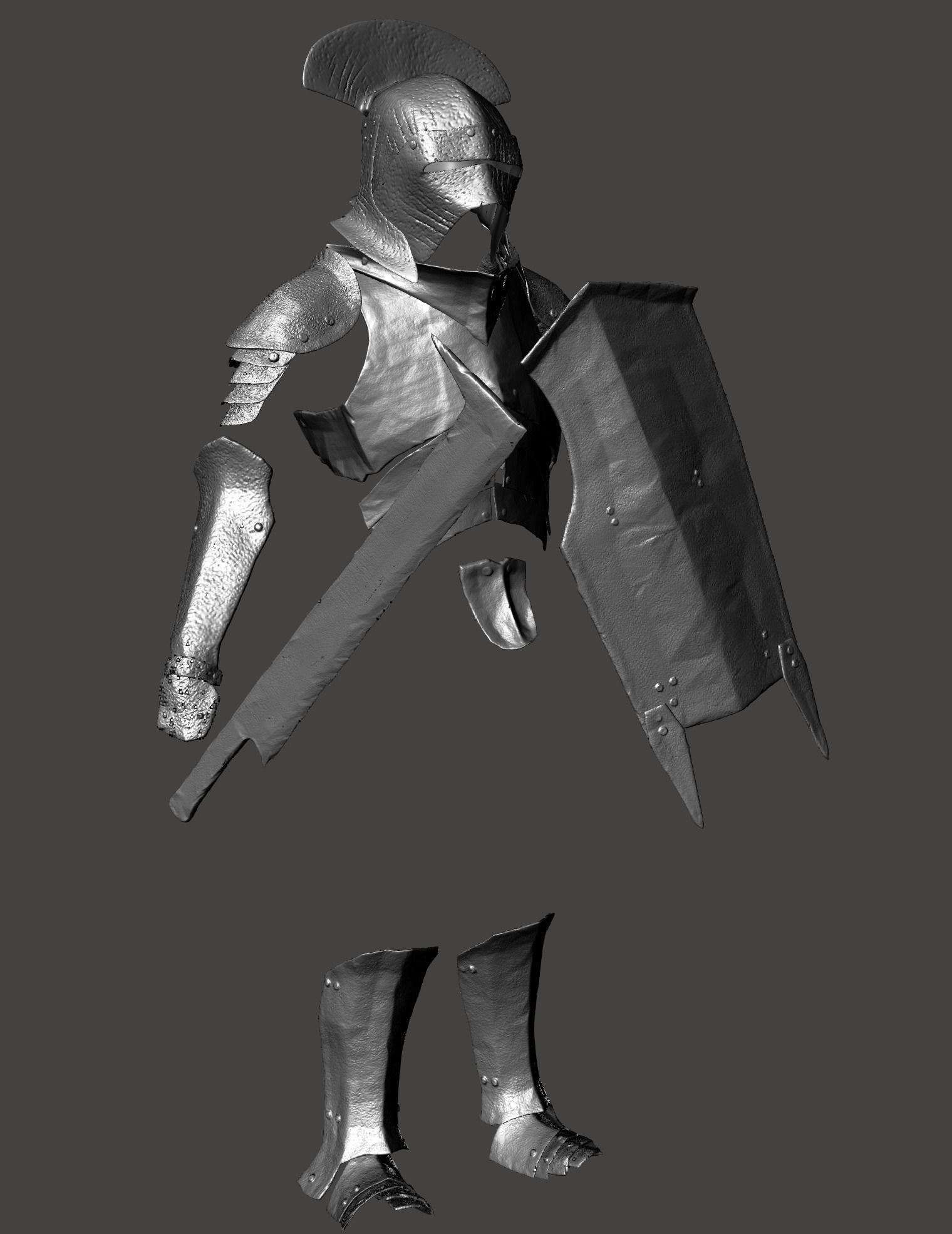 Uruk Hai Complete Set Wearable 3D Model Collection_1