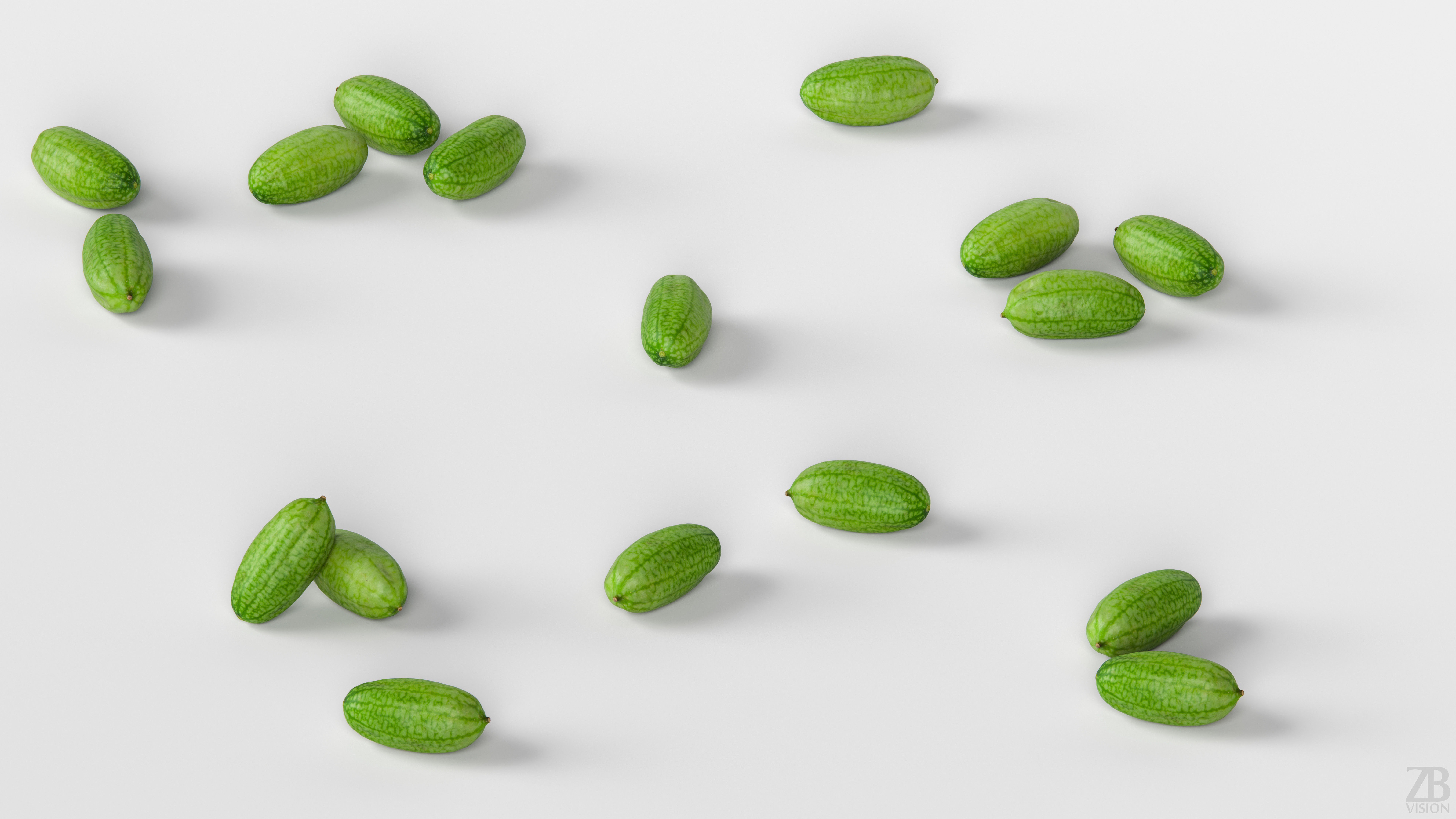 Cucamelon 3D model_2