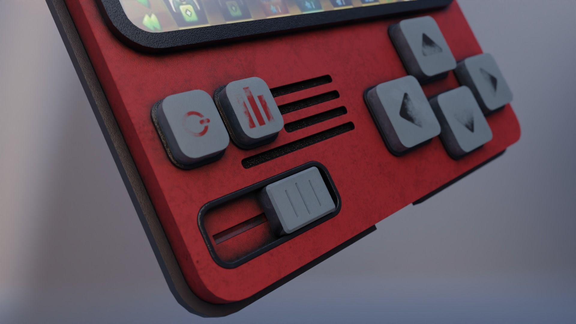 Handheld Console Video Gaming Low-poly 3D model 3D model 3D model_4