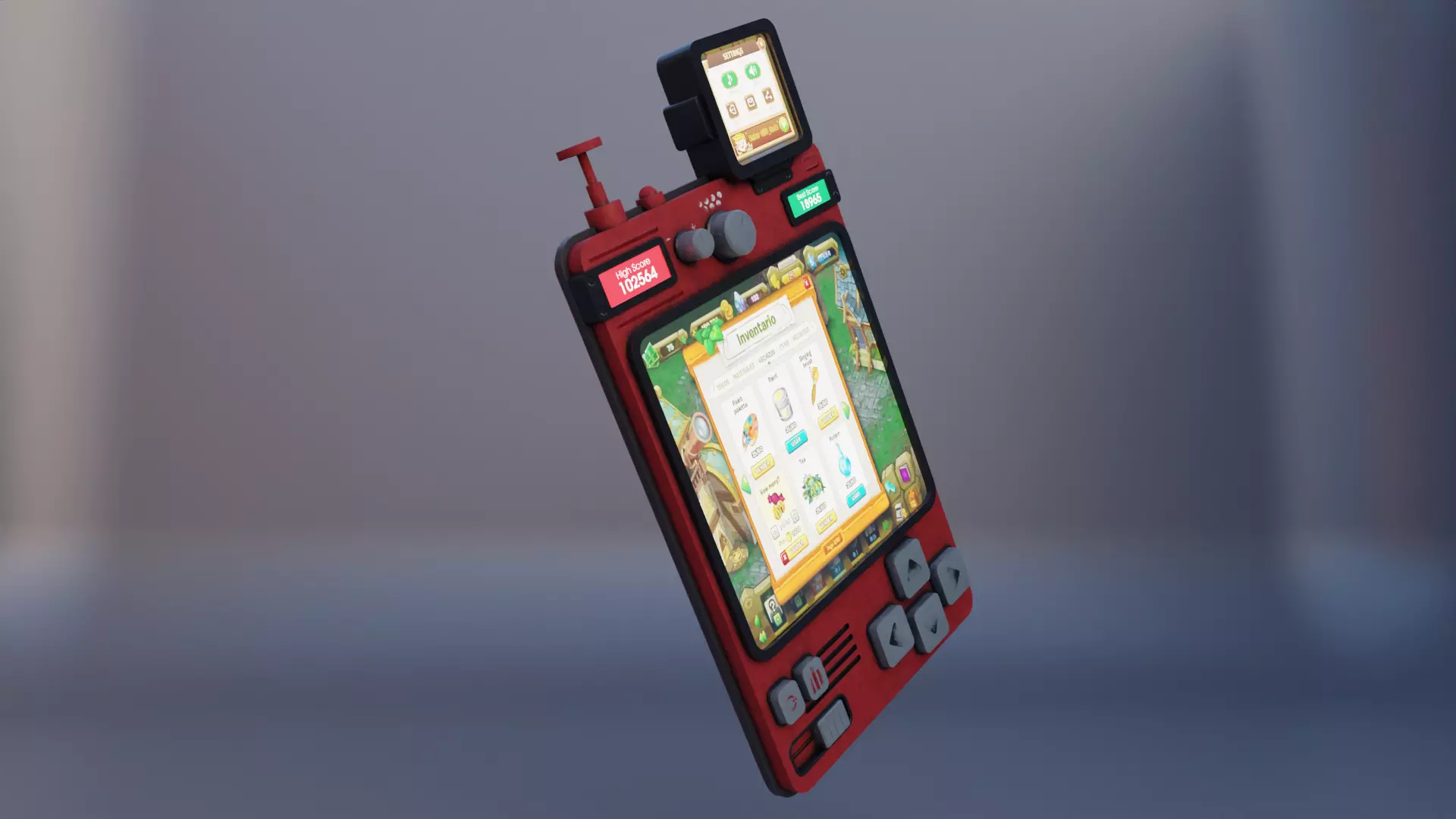 Handheld Console Video Gaming Low-poly 3D model 3D model 3D model_0