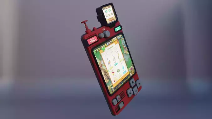 Handheld Console Video Gaming Low-poly 3D model 3D model 3D model