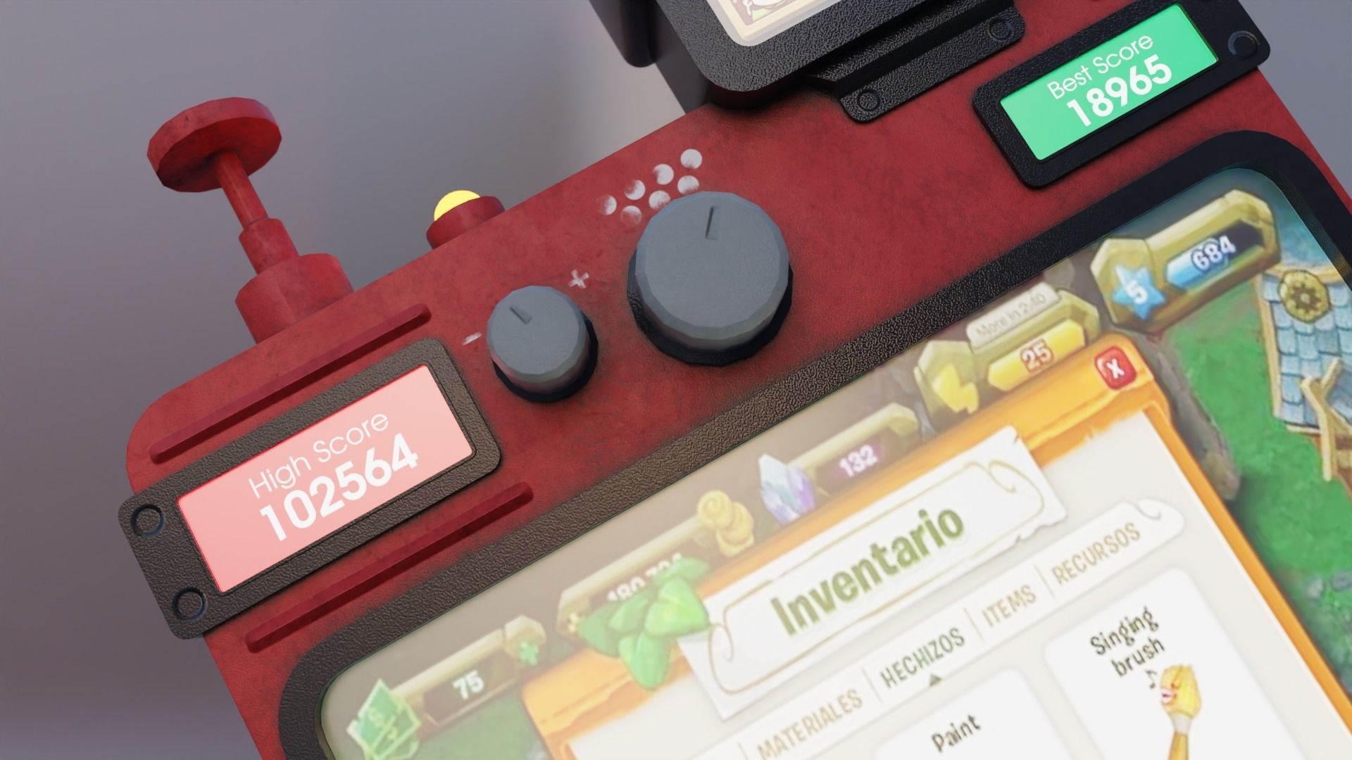 Handheld Console Video Gaming Low-poly 3D model 3D model 3D model_3