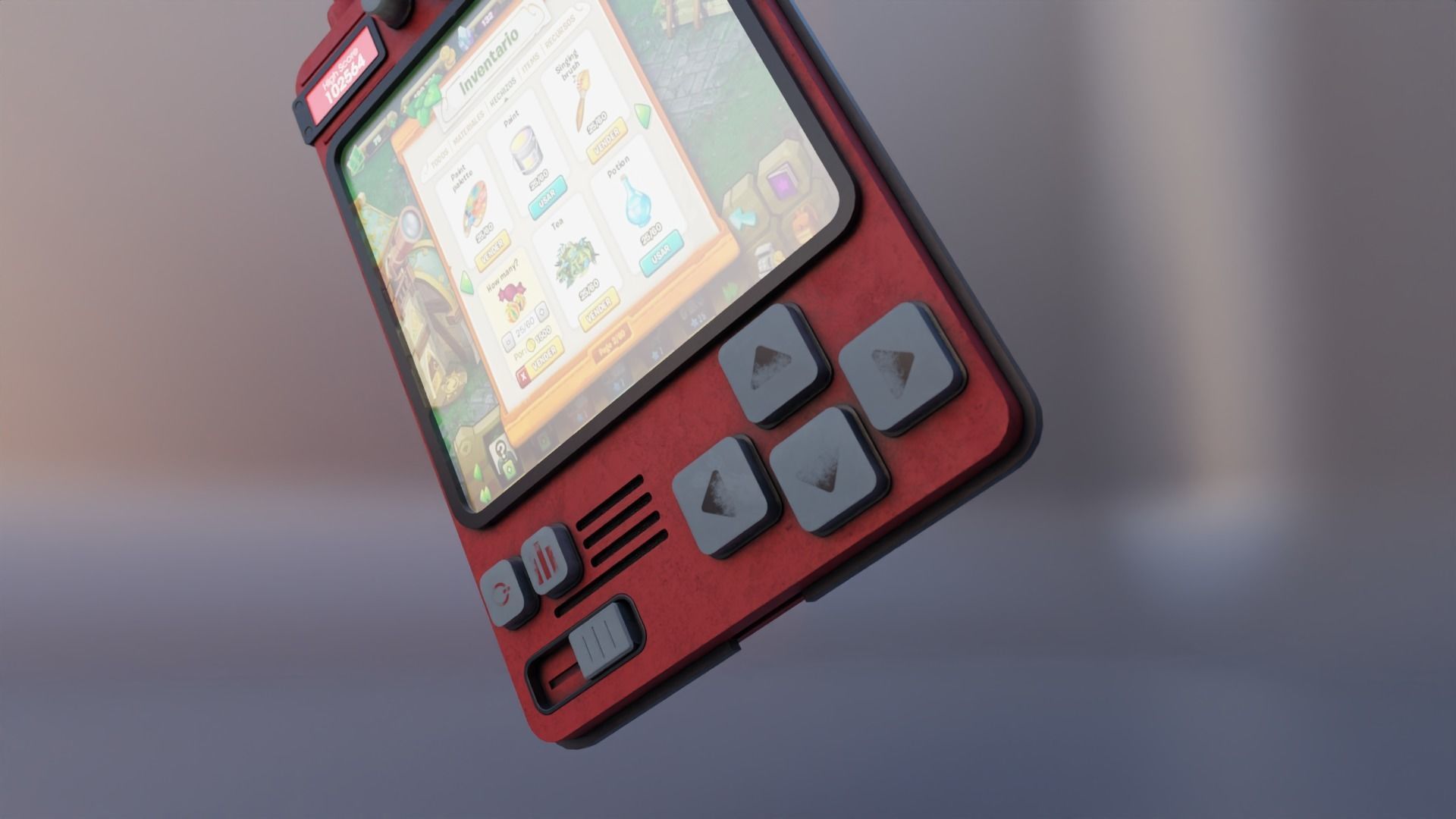 Handheld Console Video Gaming Low-poly 3D model 3D model 3D model_1