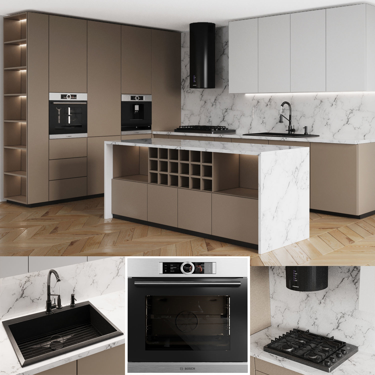 Carrier AIR CONDITIONER Low-poly 3D model_10