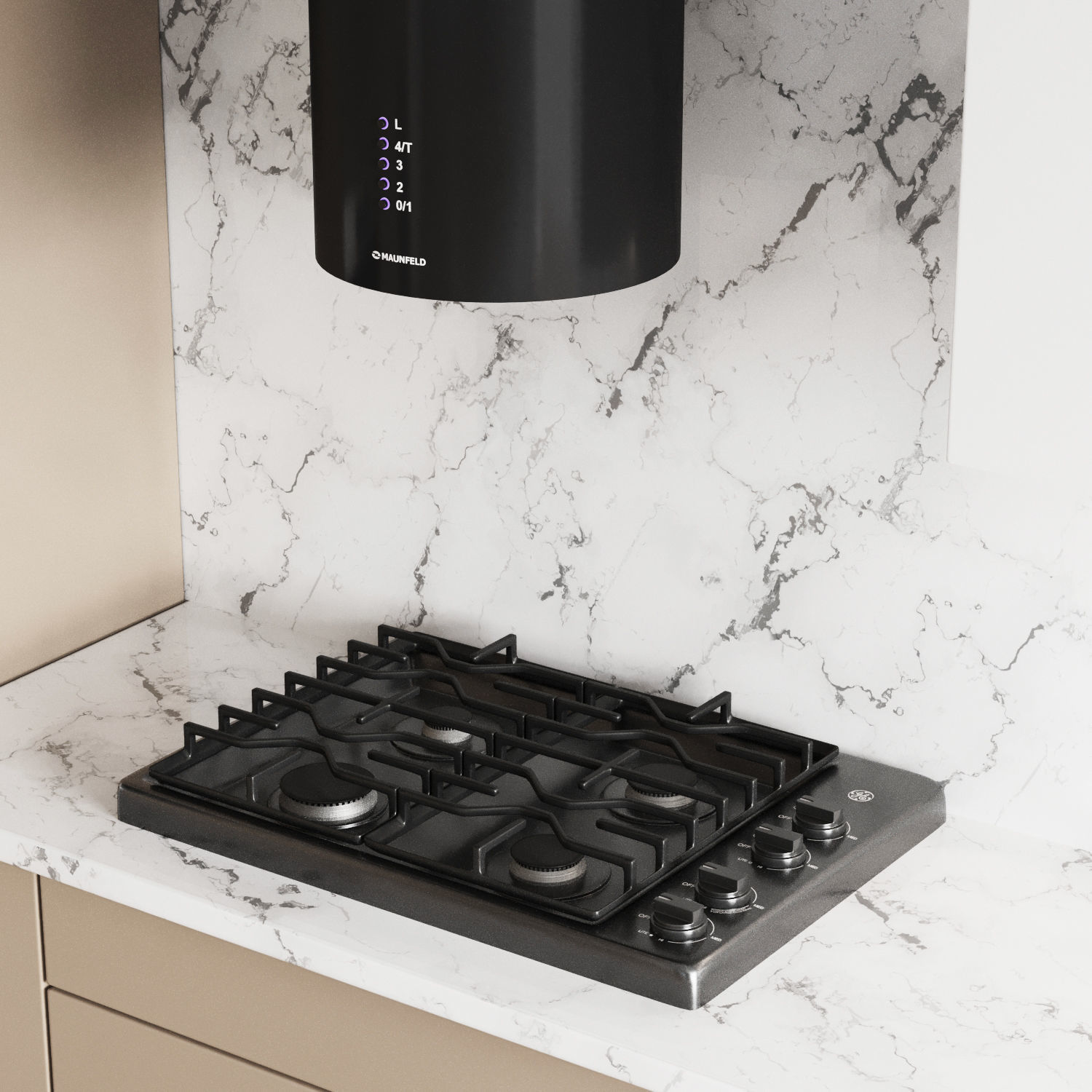 Carrier AIR CONDITIONER Low-poly 3D model_8