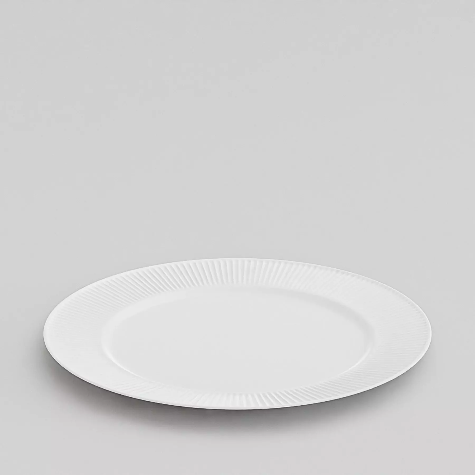 Ridges Dinner Plate Low-poly 3D model_0