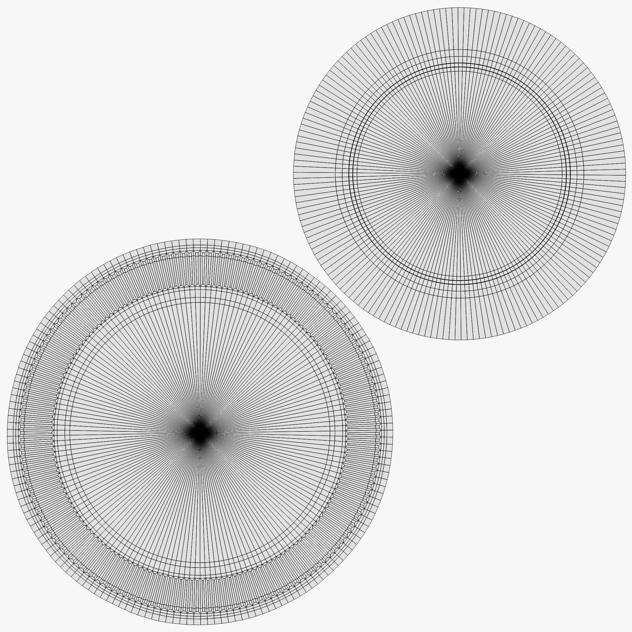 Ridges Dinner Plate Low-poly 3D model_7