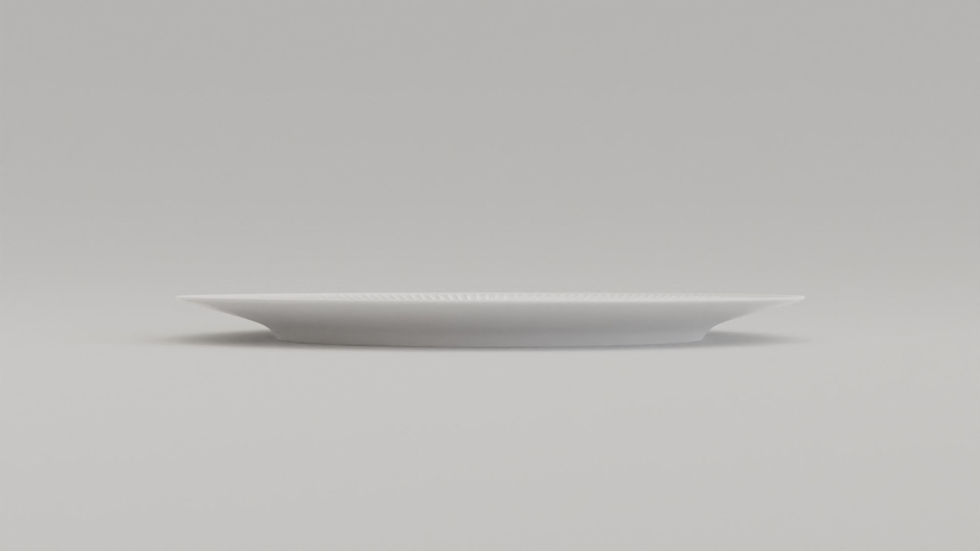 Ridges Dinner Plate Low-poly 3D model_1