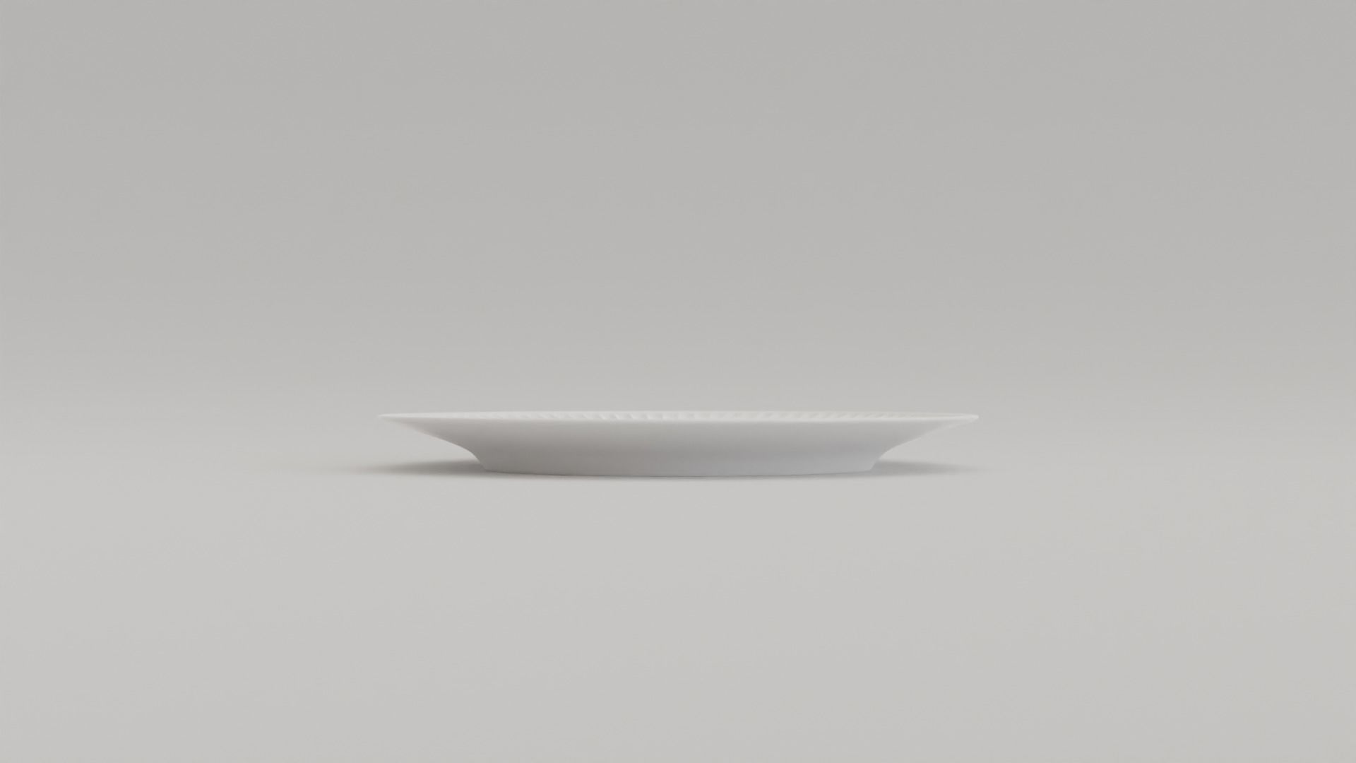 Ridges Cake Plate Low-poly 3D model_4