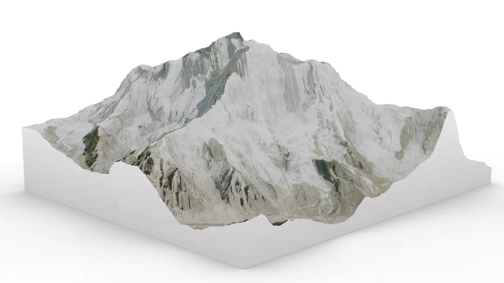 Mount Makalu 3D model