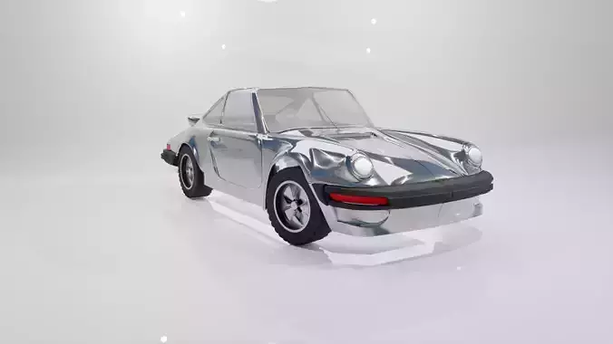 Porshe 911F high poly model