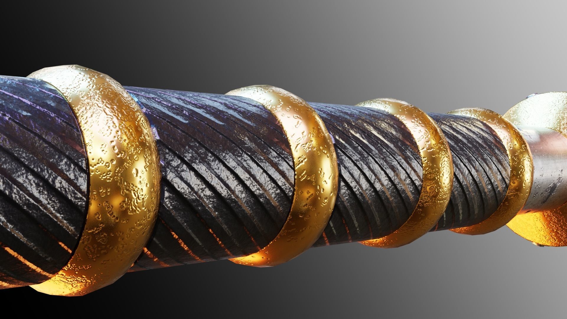 Executioners Axe Low-poly 3D model_15