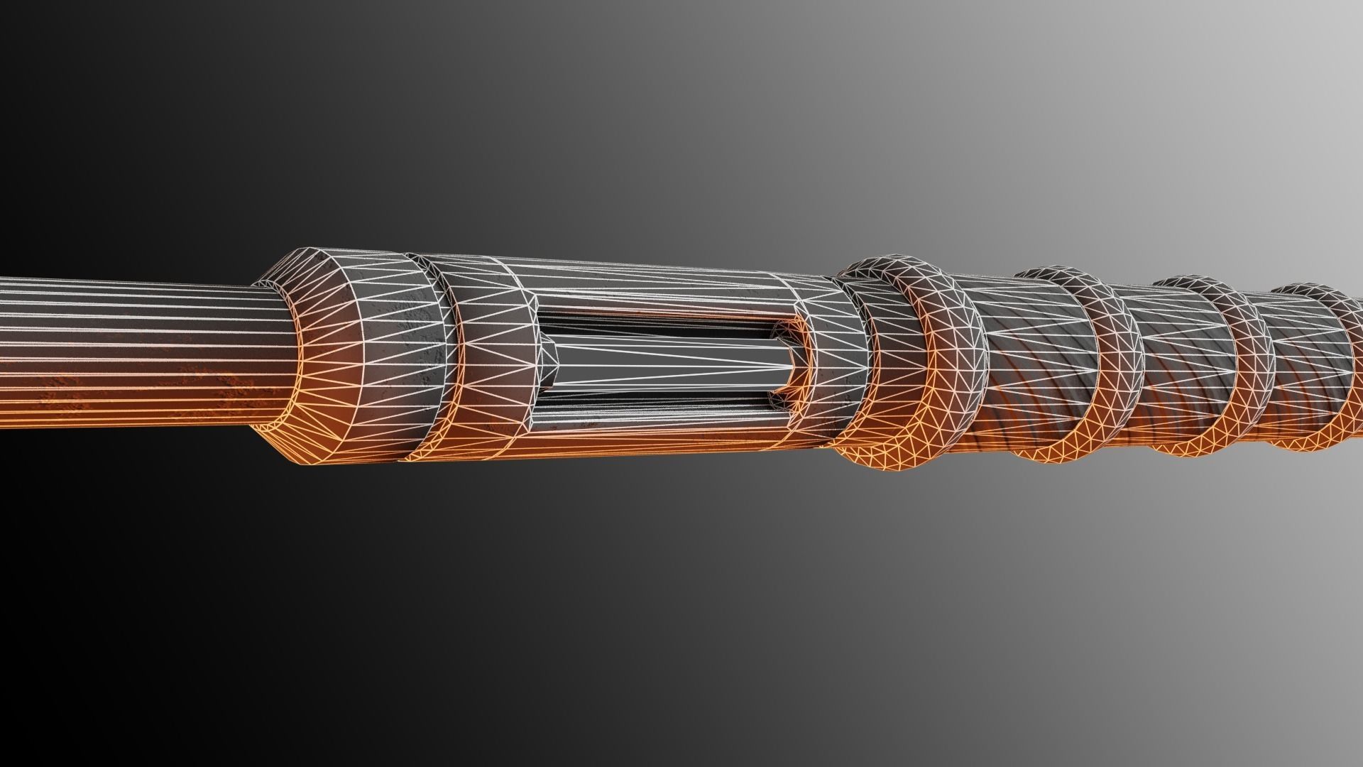 Executioners Axe Low-poly 3D model_18