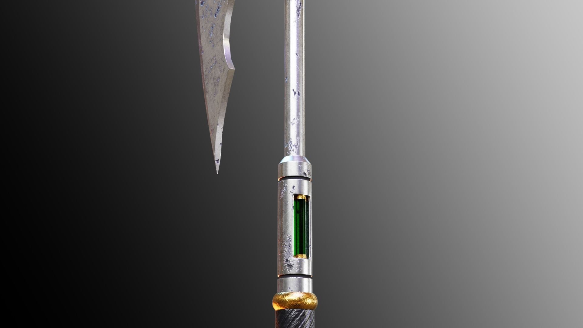 Executioners Axe Low-poly 3D model_5