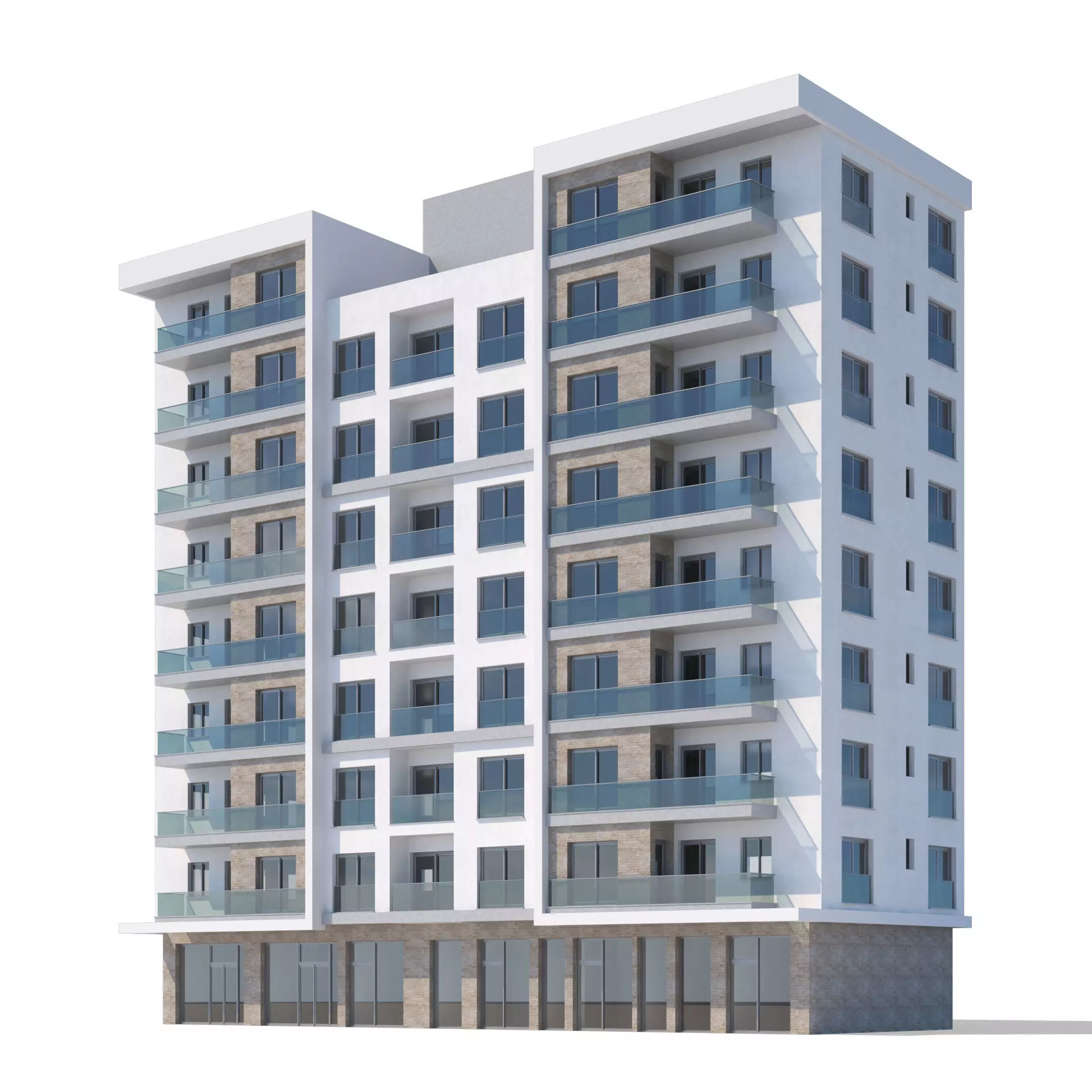 Holyrod Residential building 3D model_0