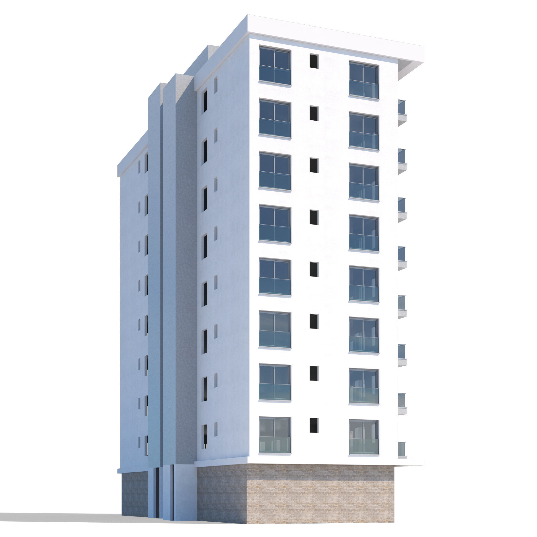Holyrod Residential building 3D model_4