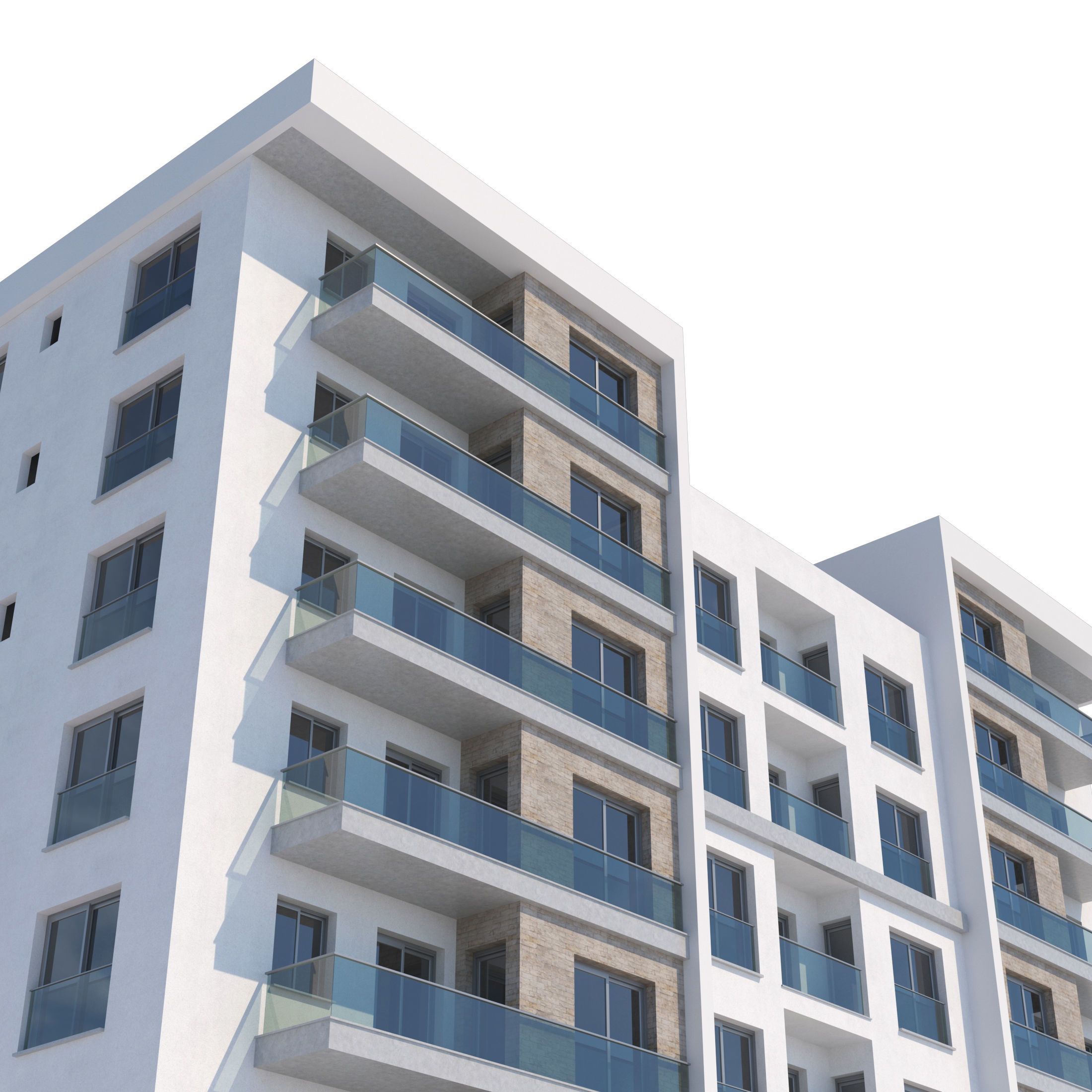 Holyrod Residential building 3D model_2
