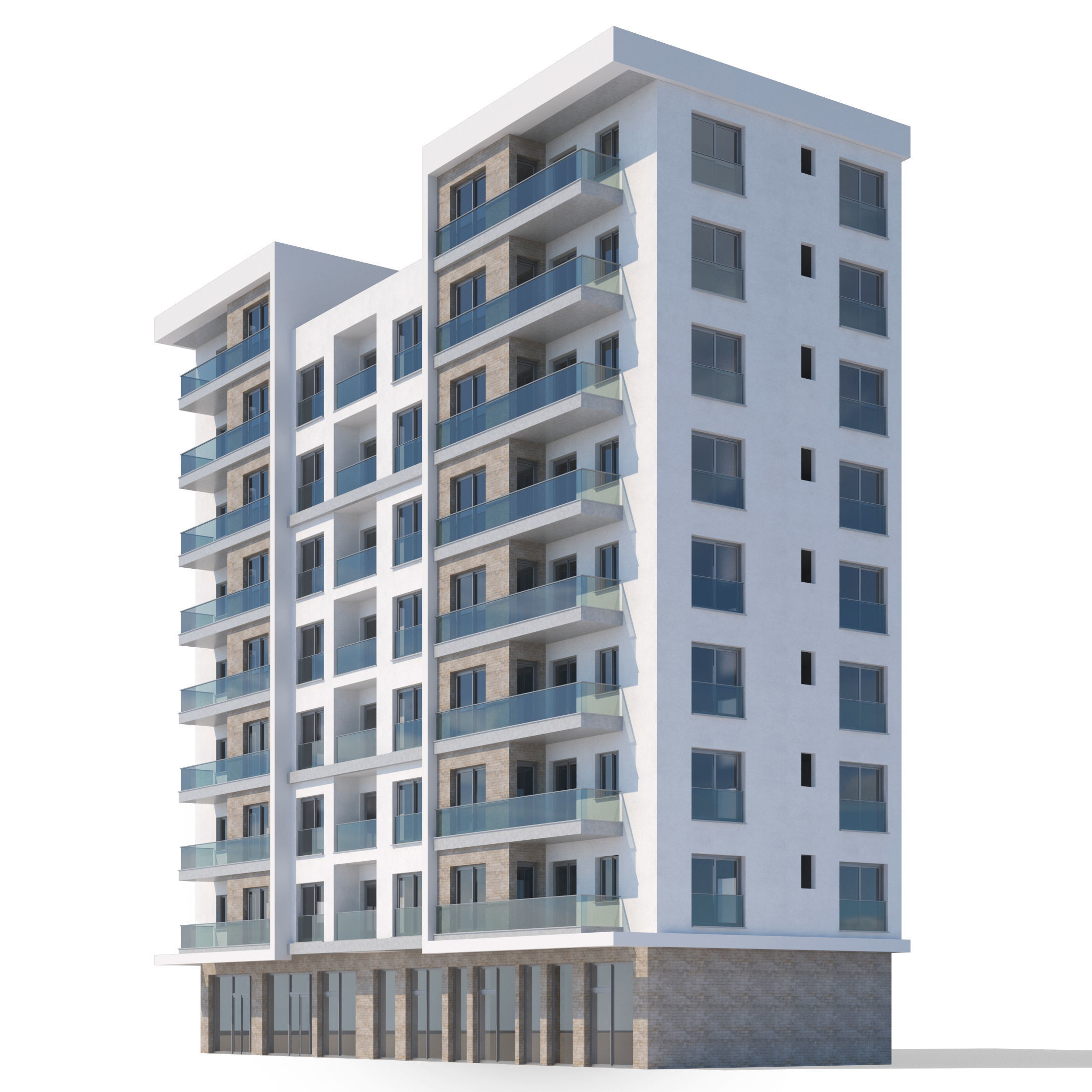 Holyrod Residential building 3D model_1