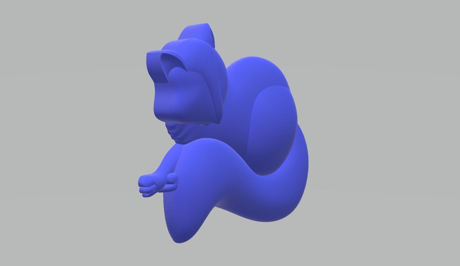 Squirrel Pendant 3D print model_1