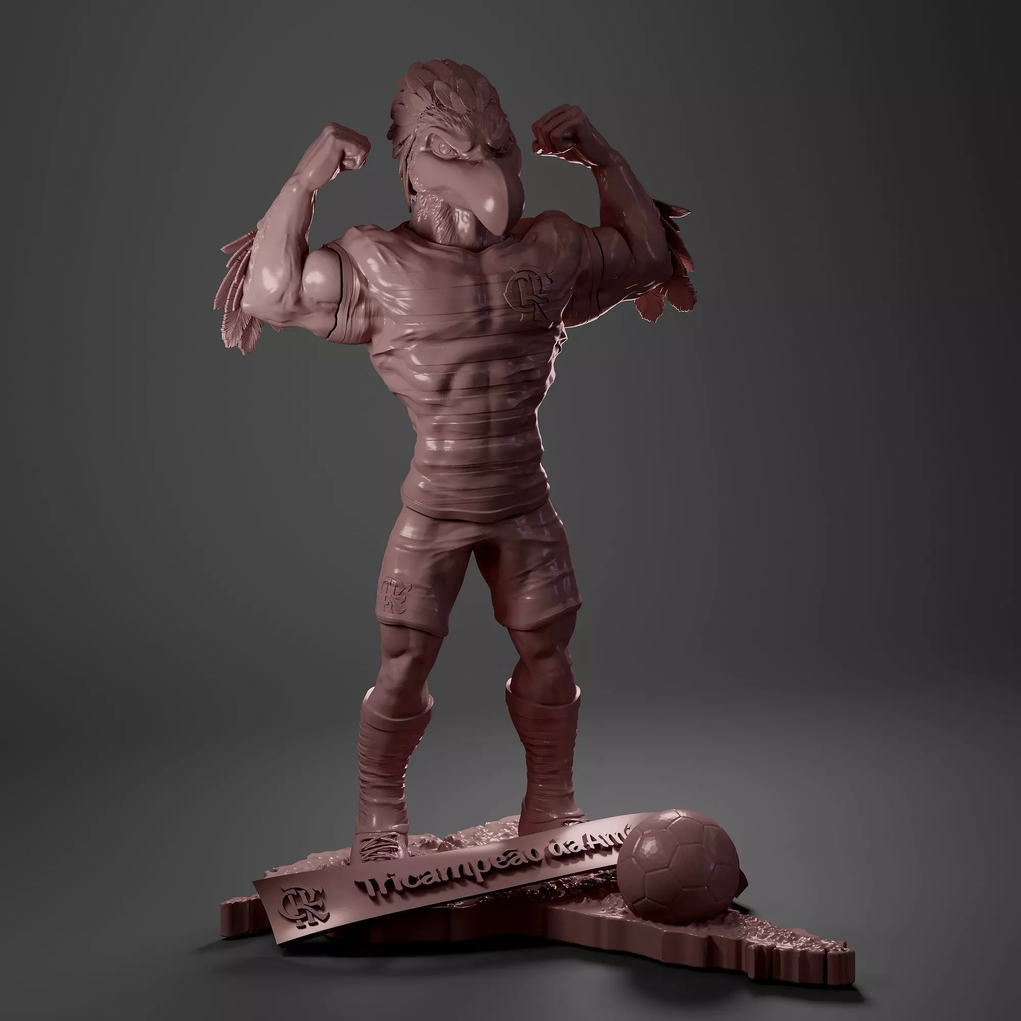 Mascote do Flamengo 3D print model