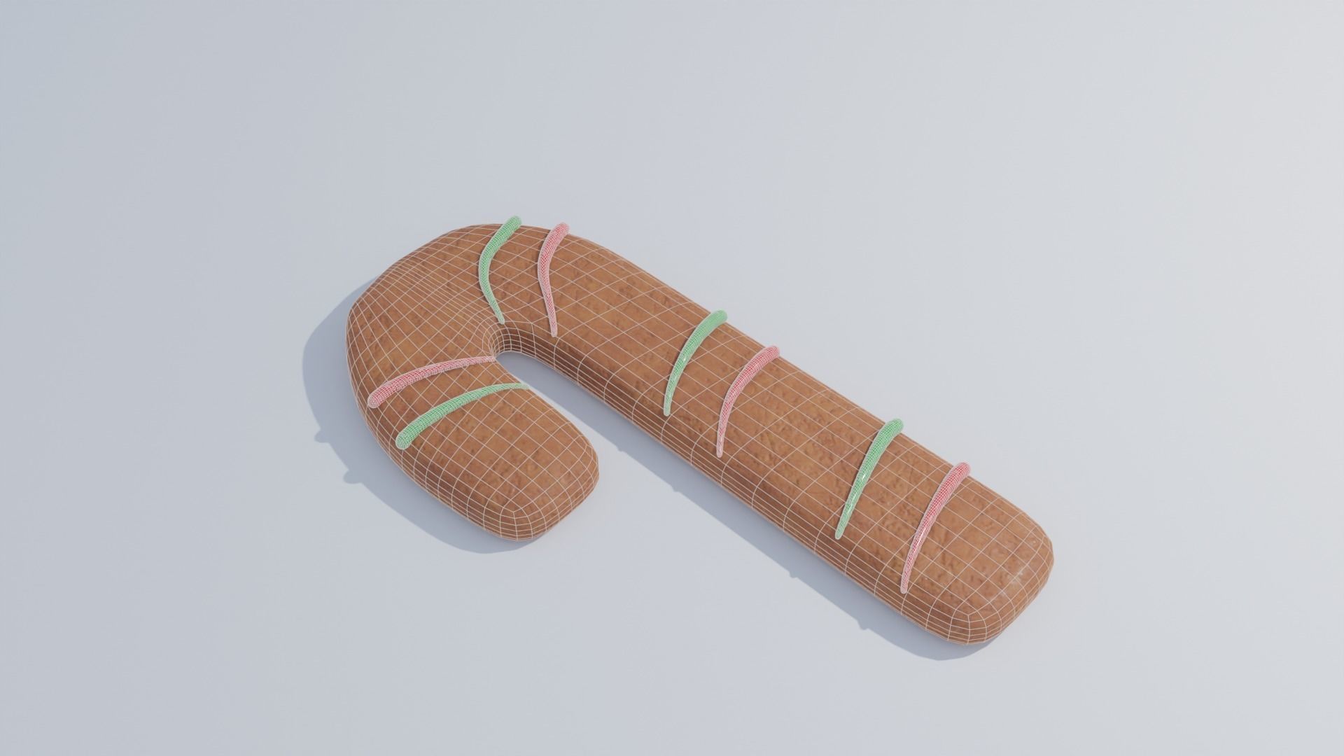 Gingerbread Cookies 4K and 2K 3D model_5