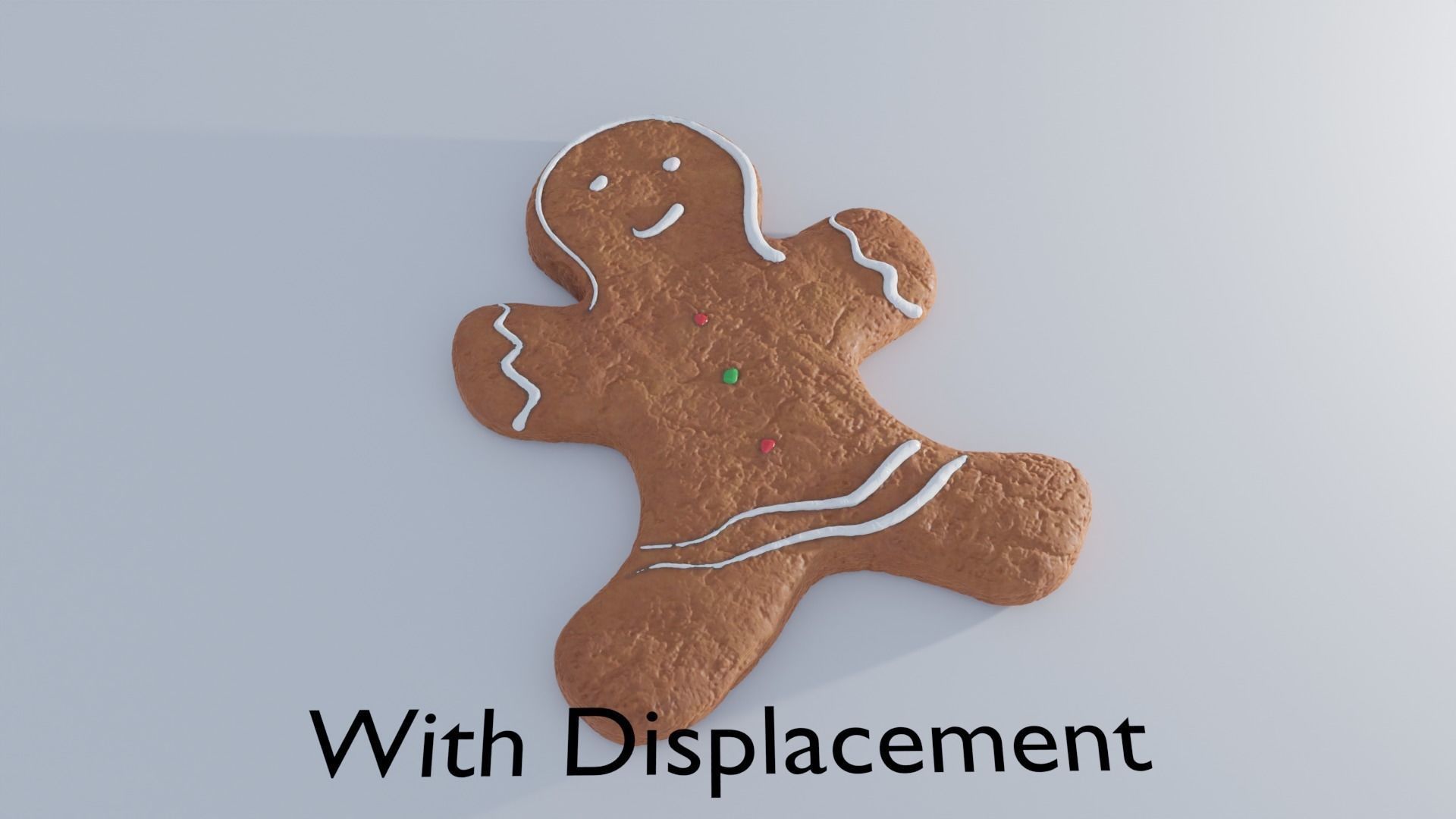 Gingerbread Cookies 4K and 2K 3D model_1