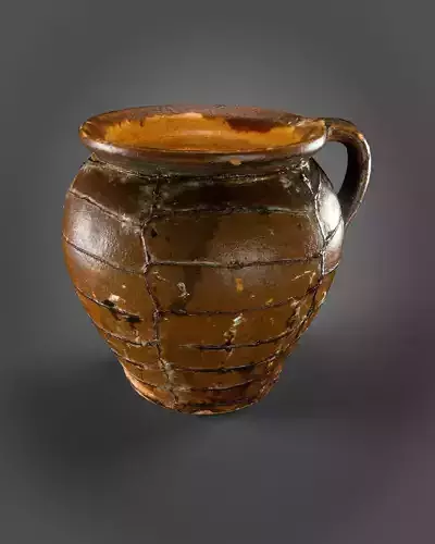 Antique Pot  - Low Poly - 3D Scan