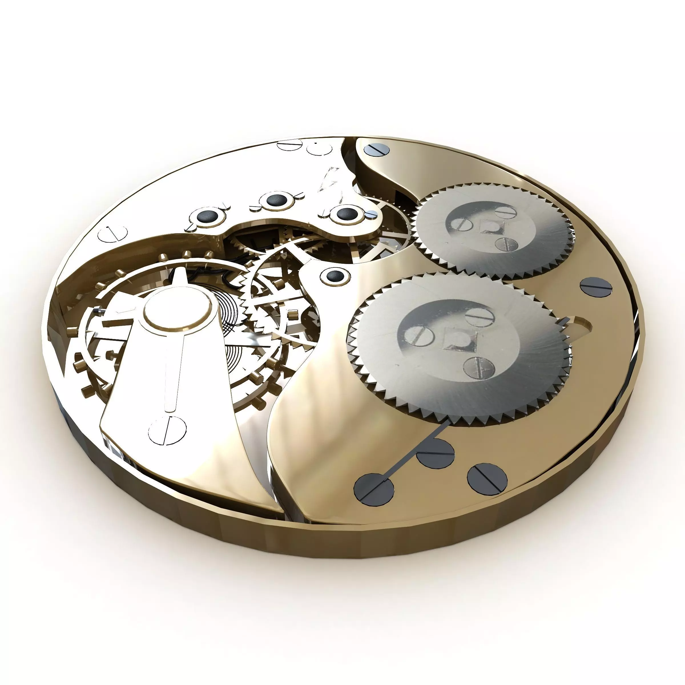 Watch Mechanism 3D model