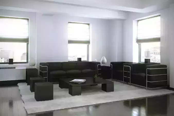 Black Living Room