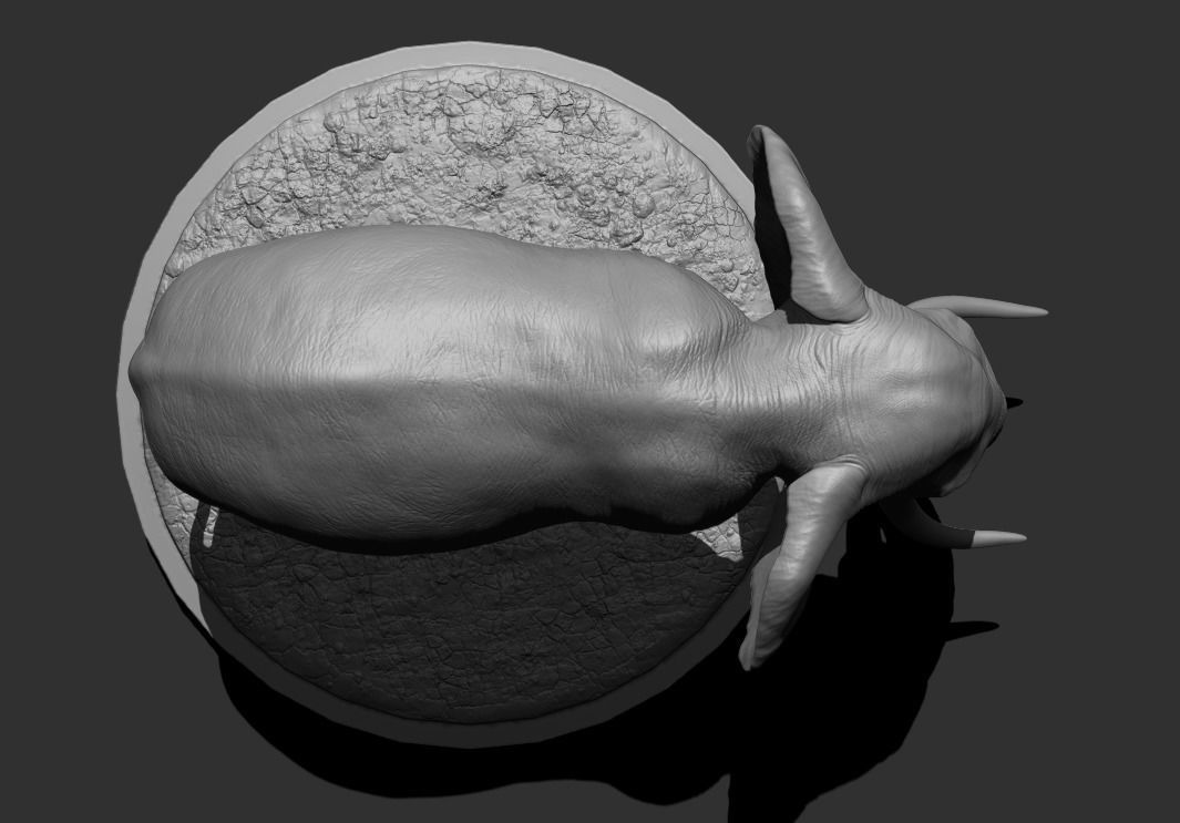 3D Print Elephant Pose 02 3D print model_1