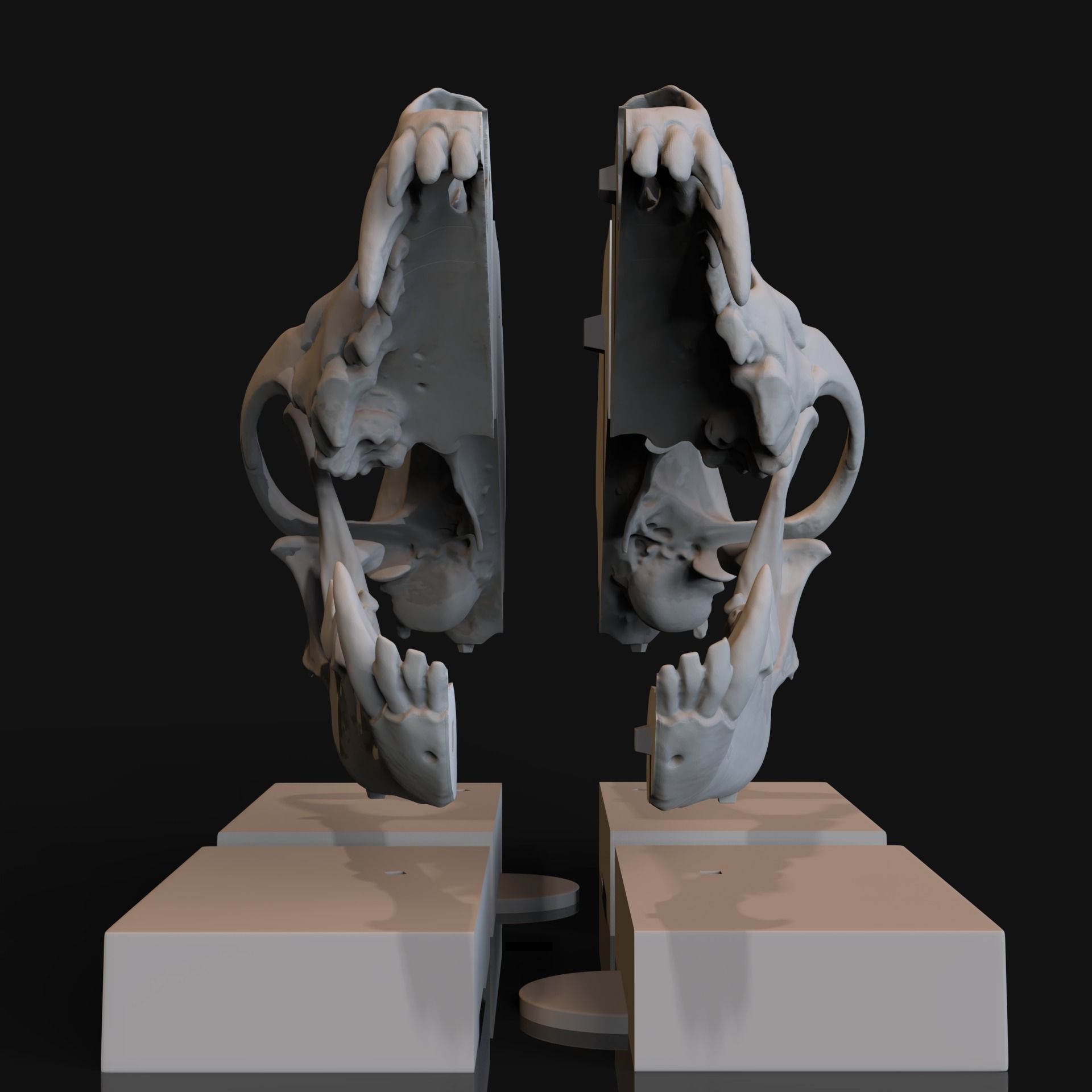 Deco Skull  3D print model_2