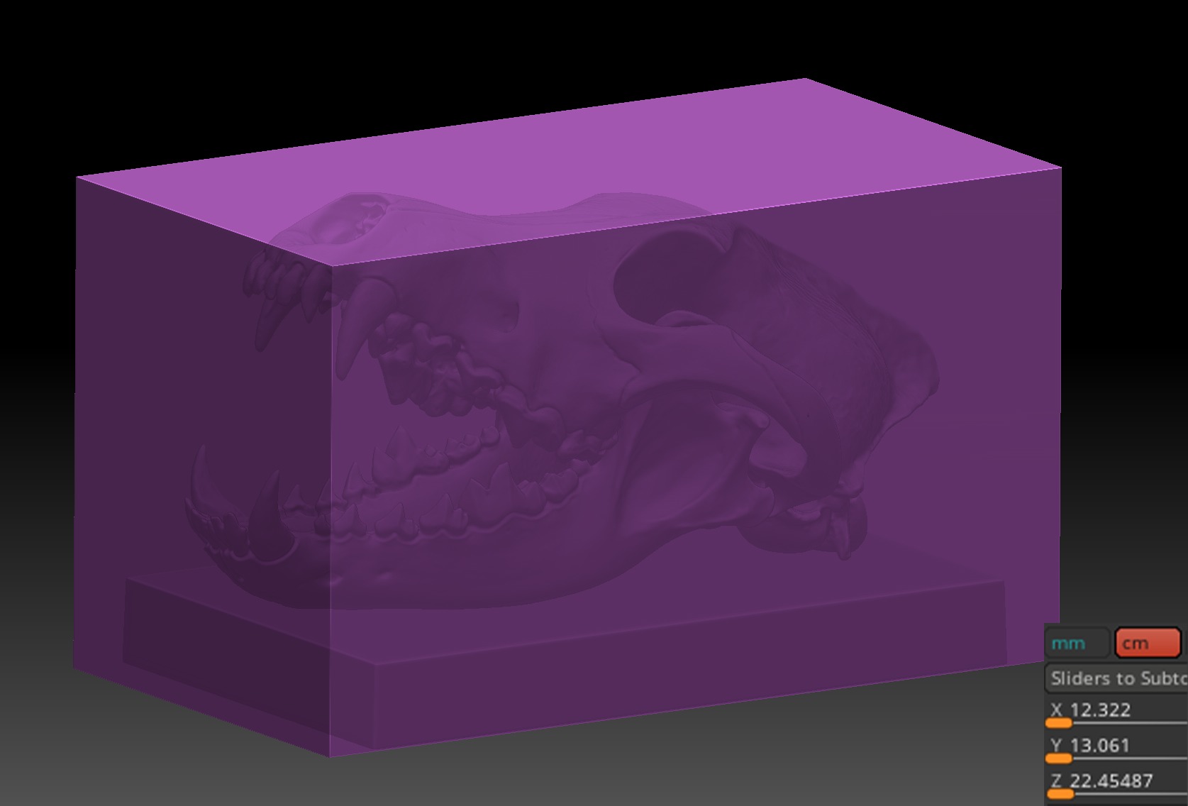 Deco Skull  3D print model_9