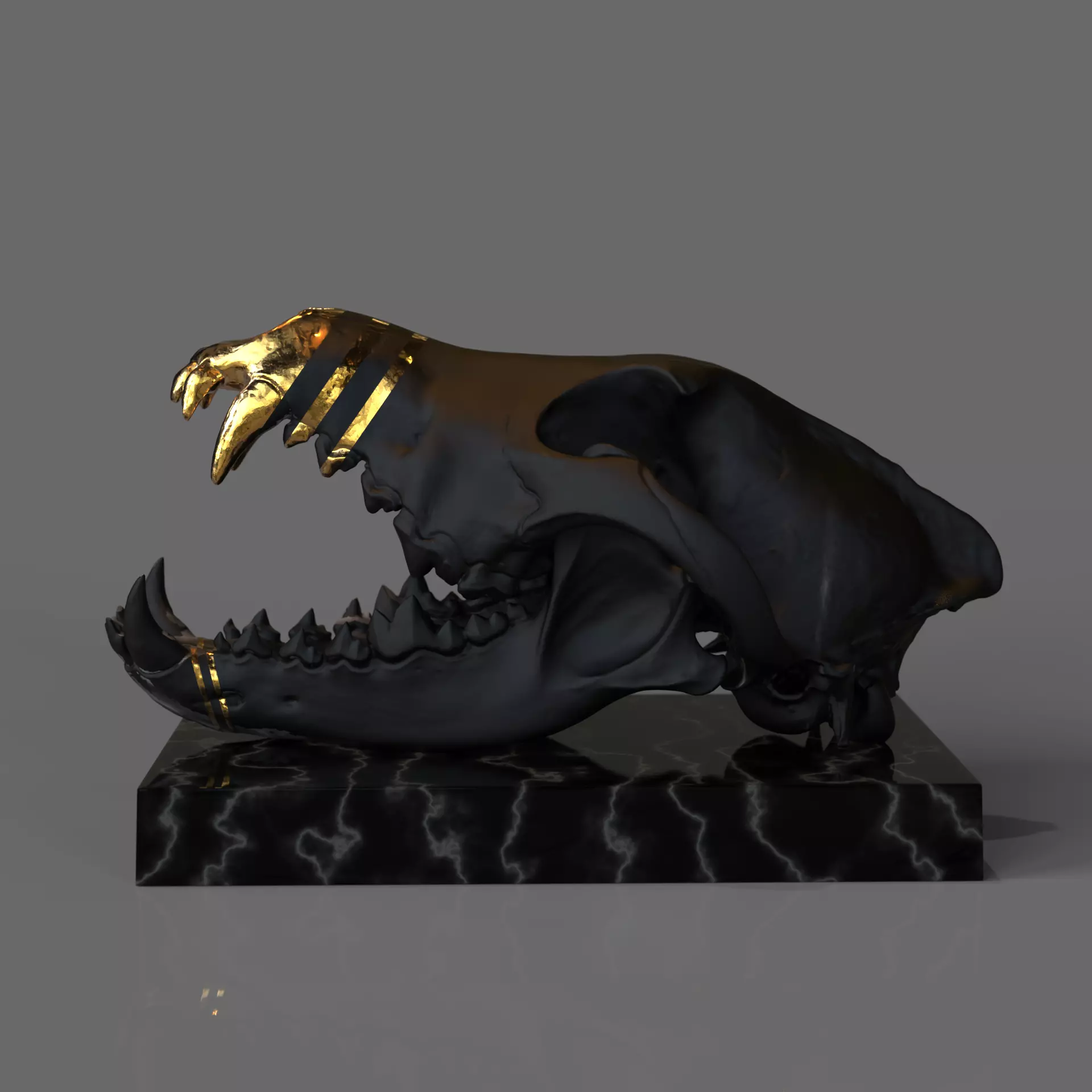Deco Skull  3D print model_0