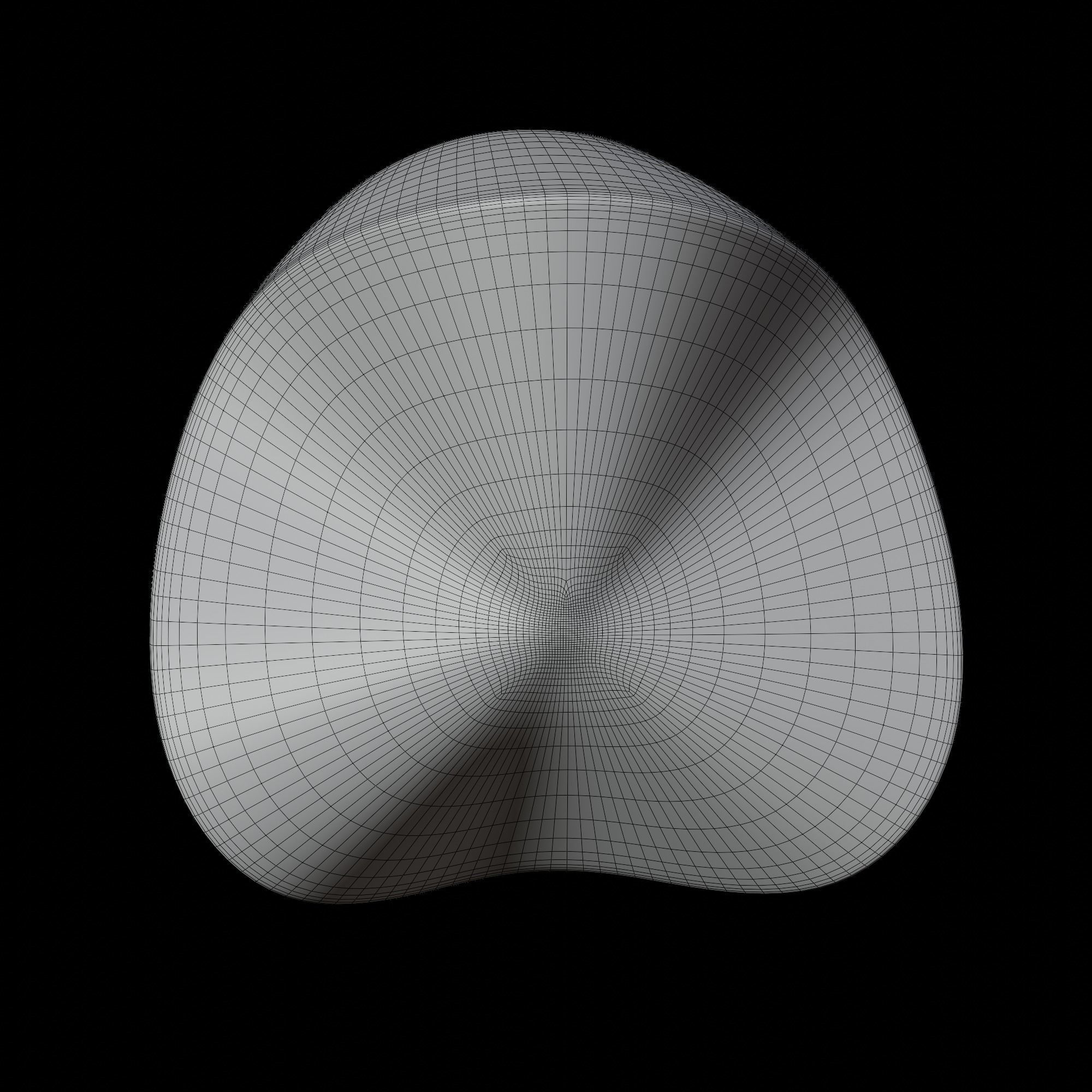 Ceramic Home Modern Shape Flower Planter Pot for Succulent Free 3D model_11