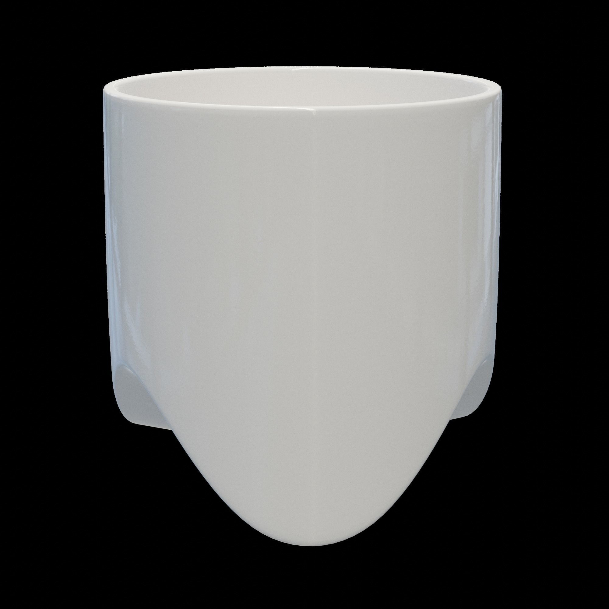 Ceramic Home Modern Shape Flower Planter Pot for Succulent Free 3D model_6