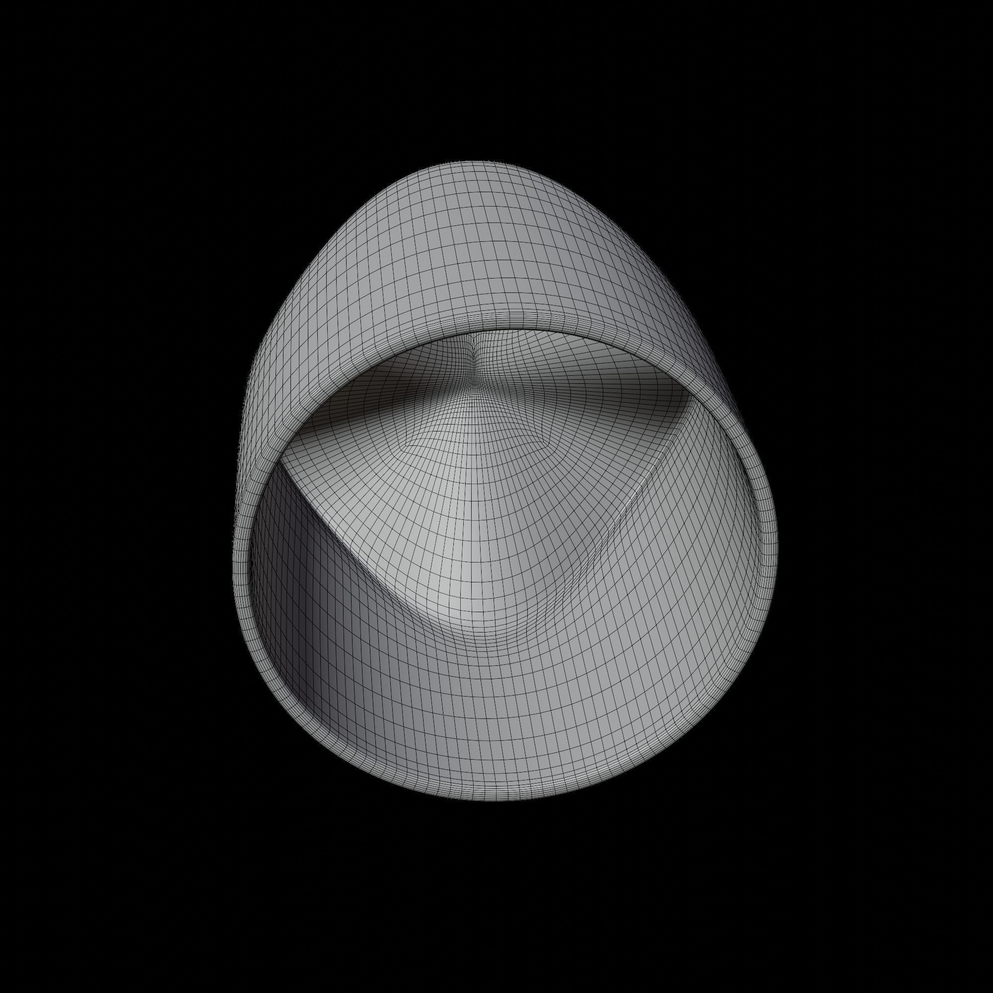 Ceramic Home Modern Shape Flower Planter Pot for Succulent Free 3D model_12