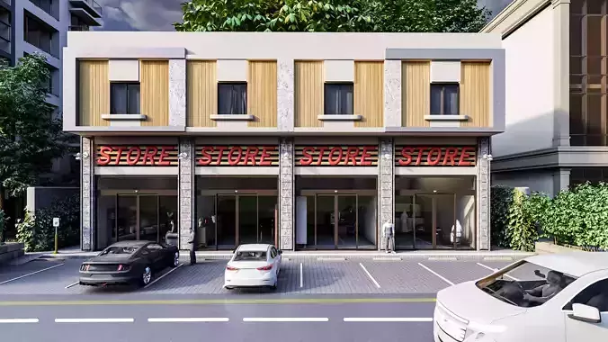 Commercial residential building