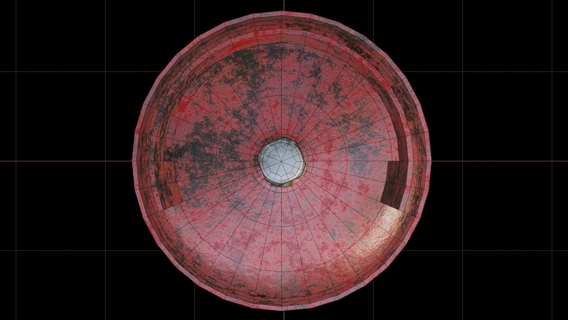 Damaged Gas Tank Low-poly 3D model_14