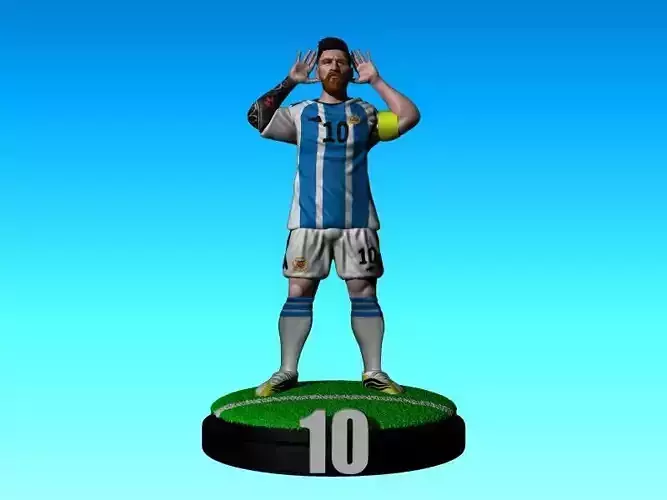 MESSI MUNDIAL QATAR 2022 3D print model