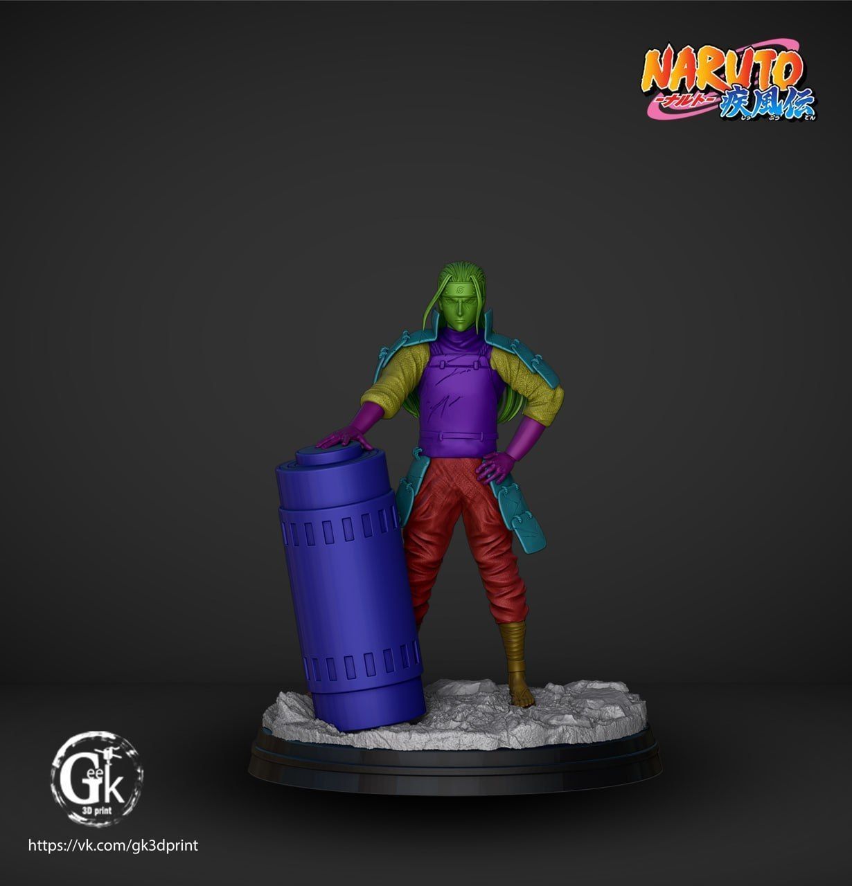 1 Hokage Hashirama Senju  3D print model_5