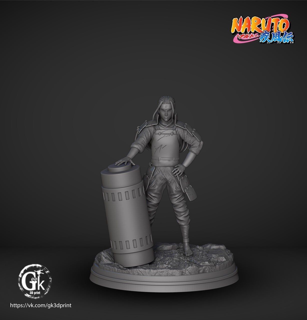 1 Hokage Hashirama Senju  3D print model_7